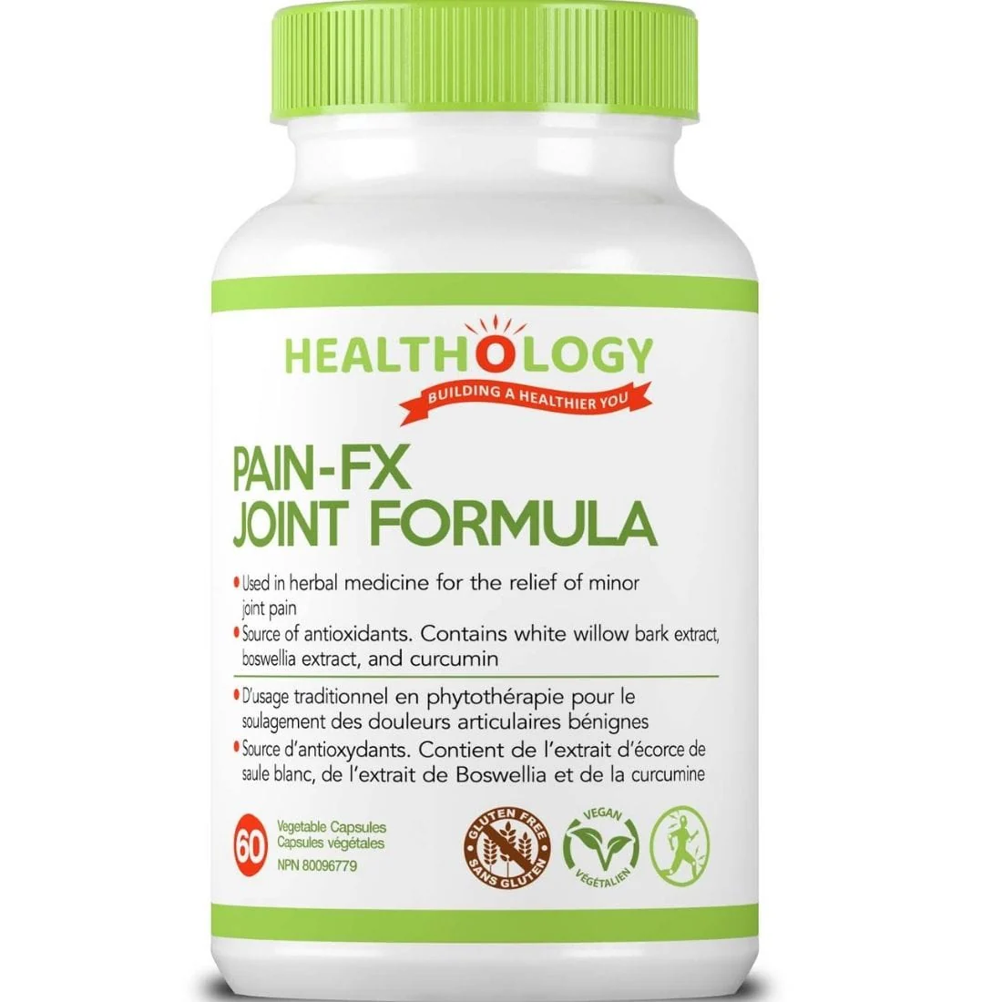 Healthology Pain-FX Joint Formula, 60 Vegetable Capsules