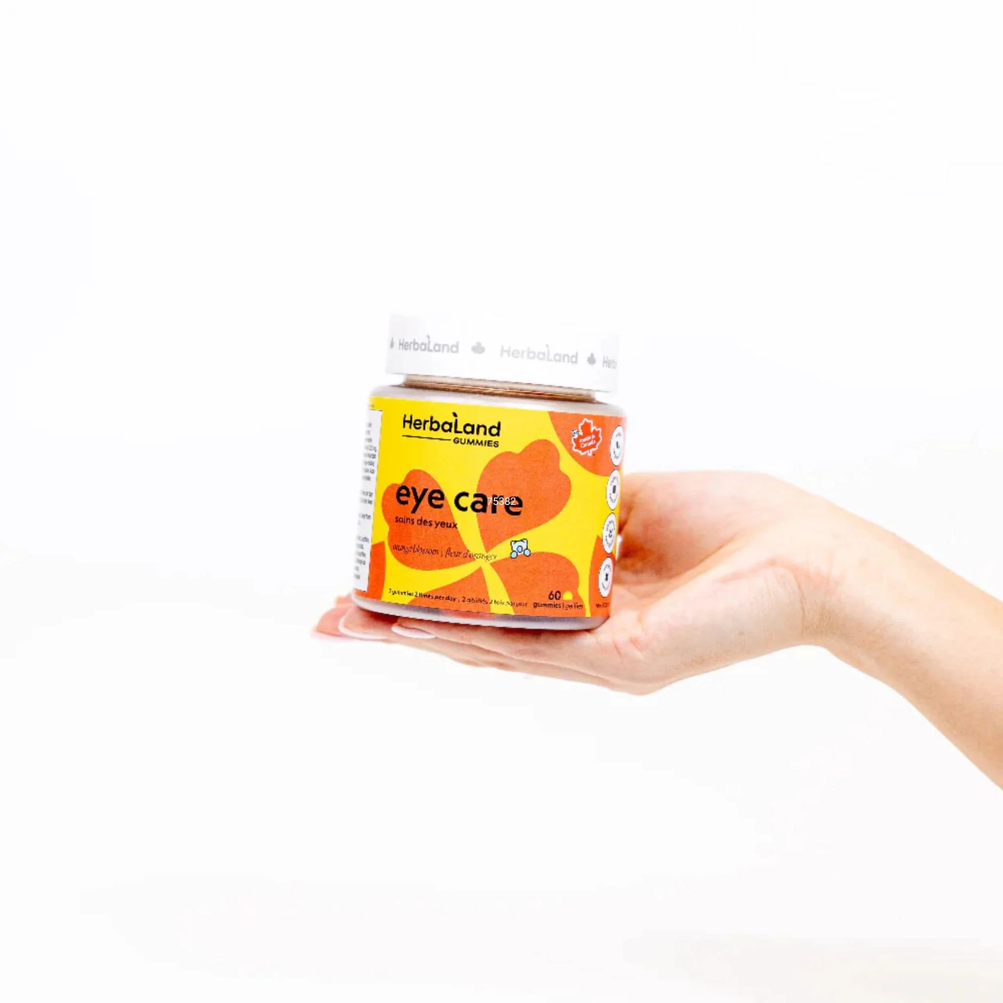 Herbaland Eye Care Gummies with Lutein, Vegan, Sugar-free, 60 Gummies - Image 2