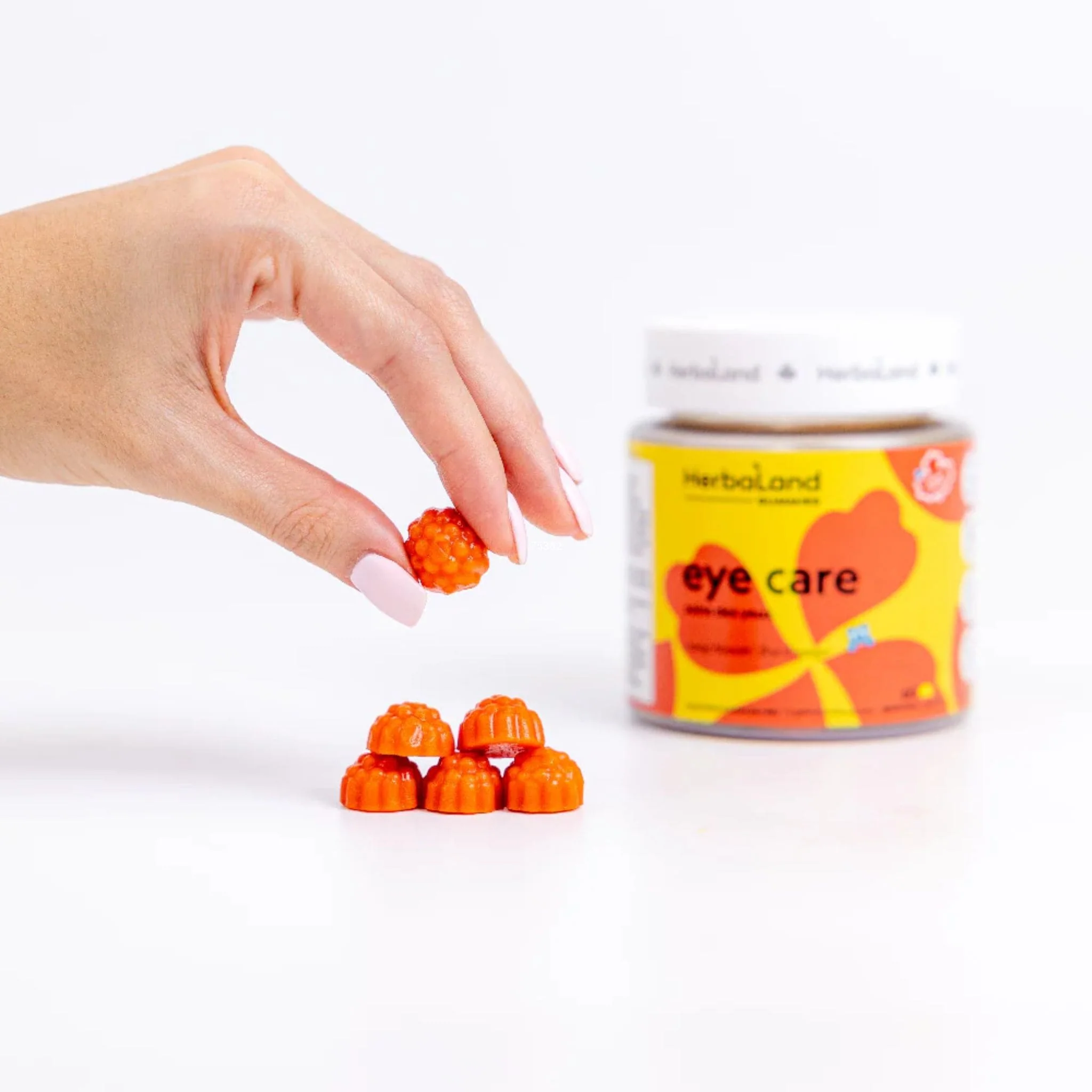 Herbaland Eye Care Gummies with Lutein, Vegan, Sugar-free, 60 Gummies - Image 3