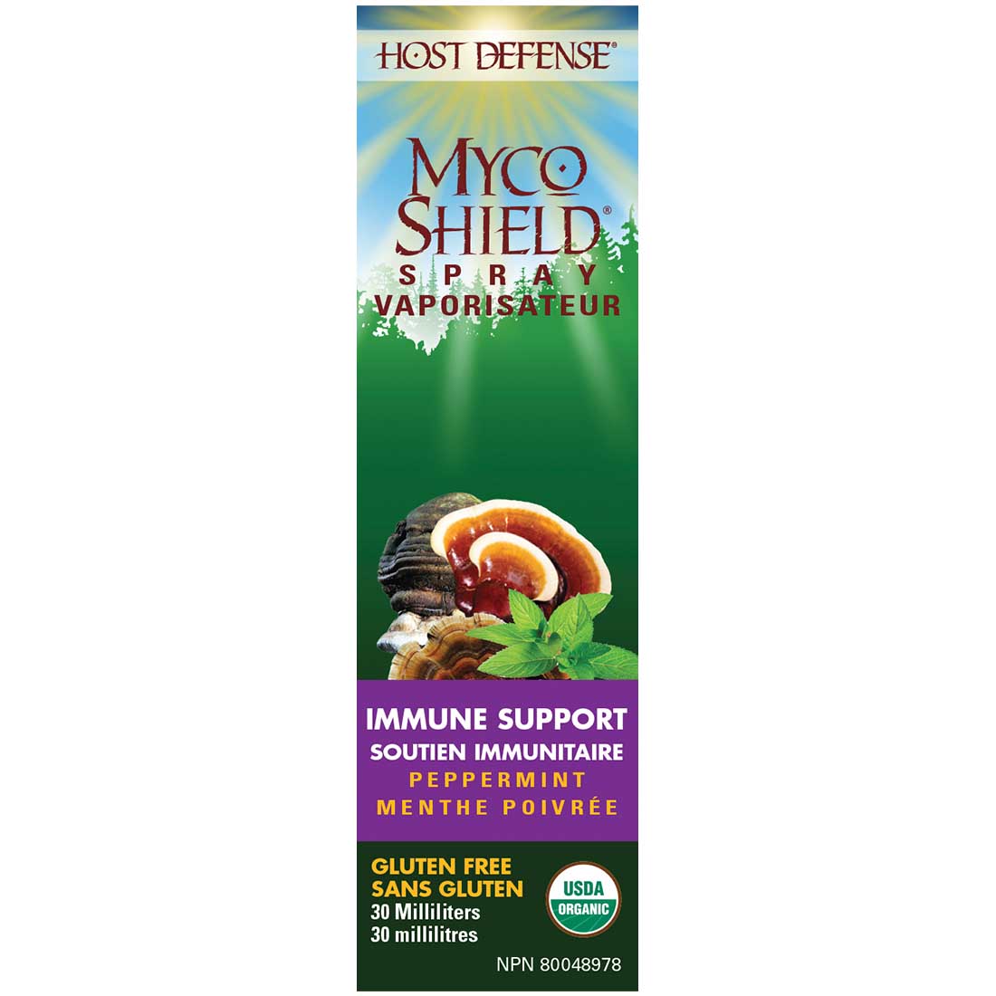 Host Defense MycoShield Spray, Immune Support, 30ml - Image 3