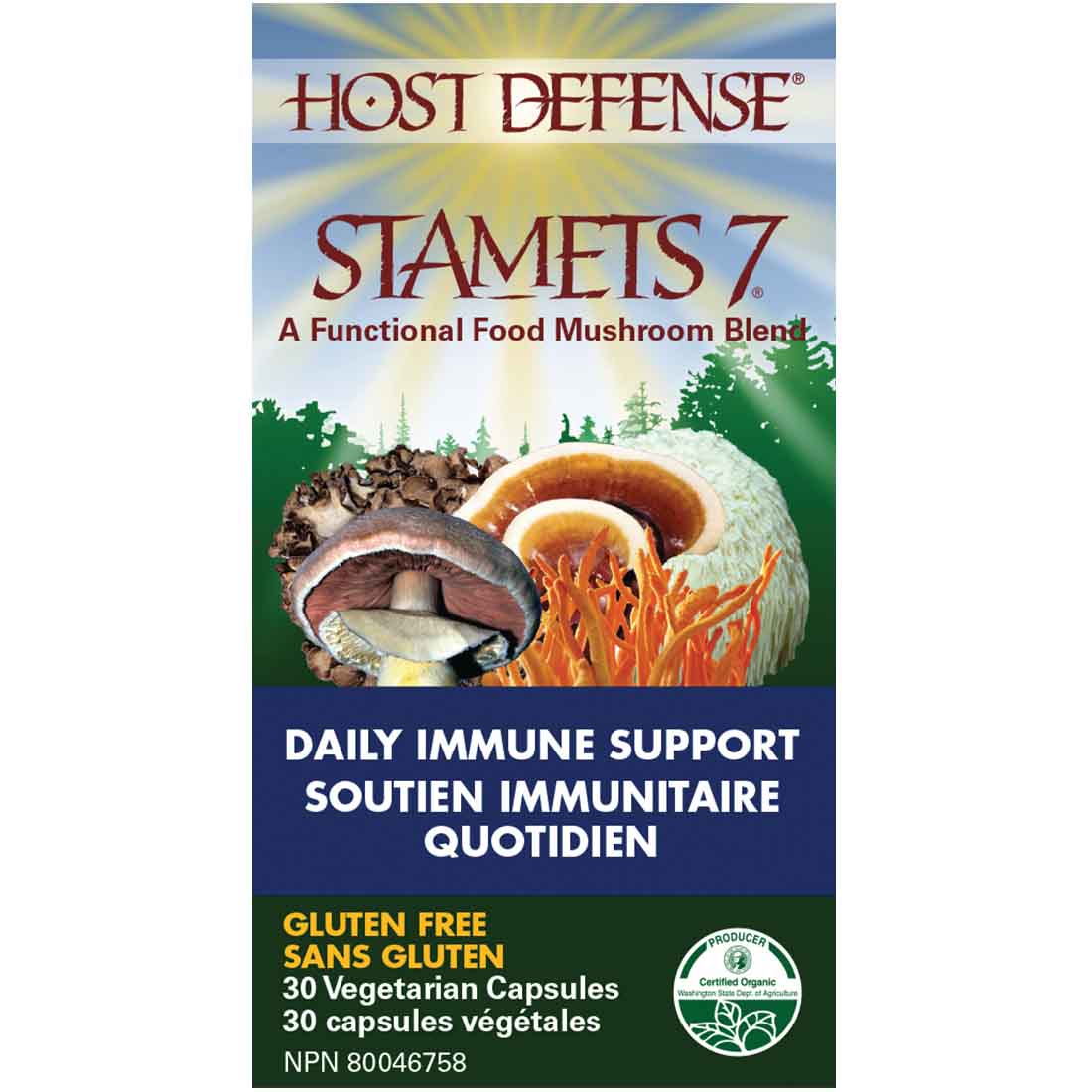 Host Defense Stamets 7, Daily Immune Support - Image 2