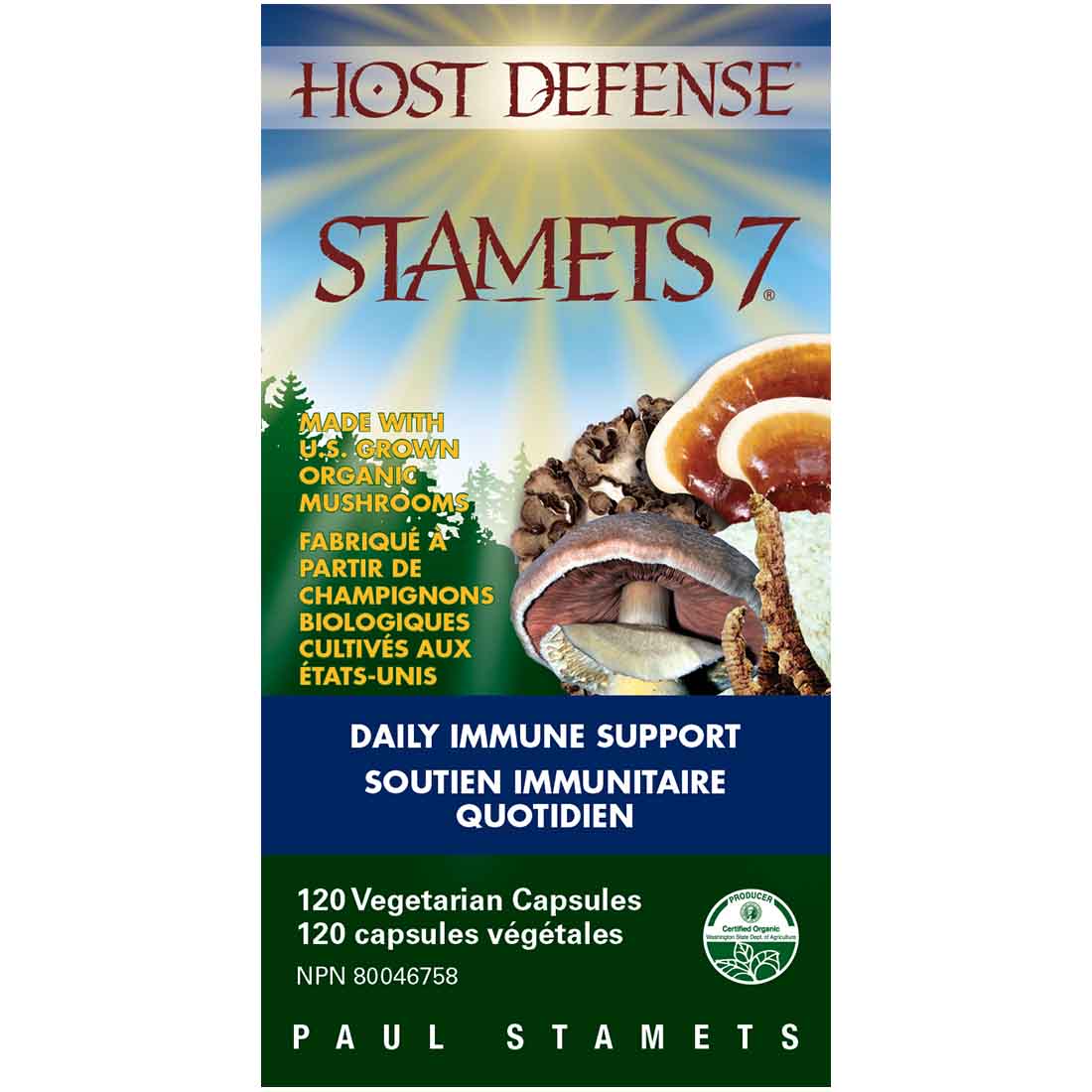 Host Defense Stamets 7, Daily Immune Support - Image 4