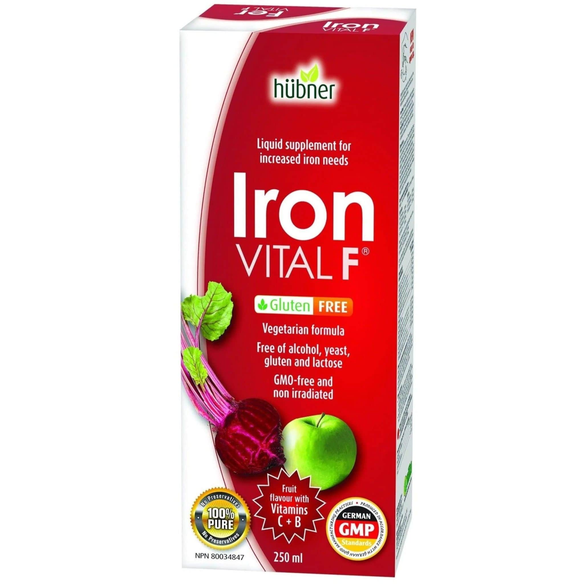 Hubner Iron Vital, Liquid Iron Supplement, Great Tasting! CLEARANCE 20% Off Expiry 8/27 Final Sale - Image 2