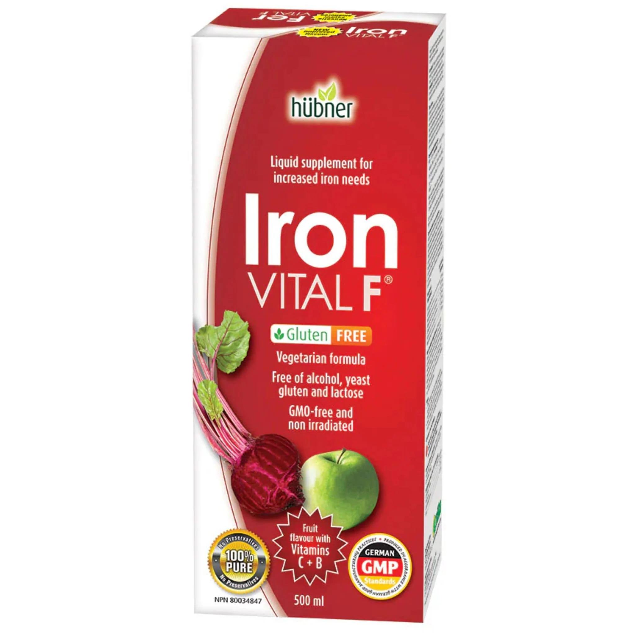 Hubner Iron Vital, Liquid Iron Supplement, Great Tasting! CLEARANCE 20% Off Expiry 8/27 Final Sale - Image 3