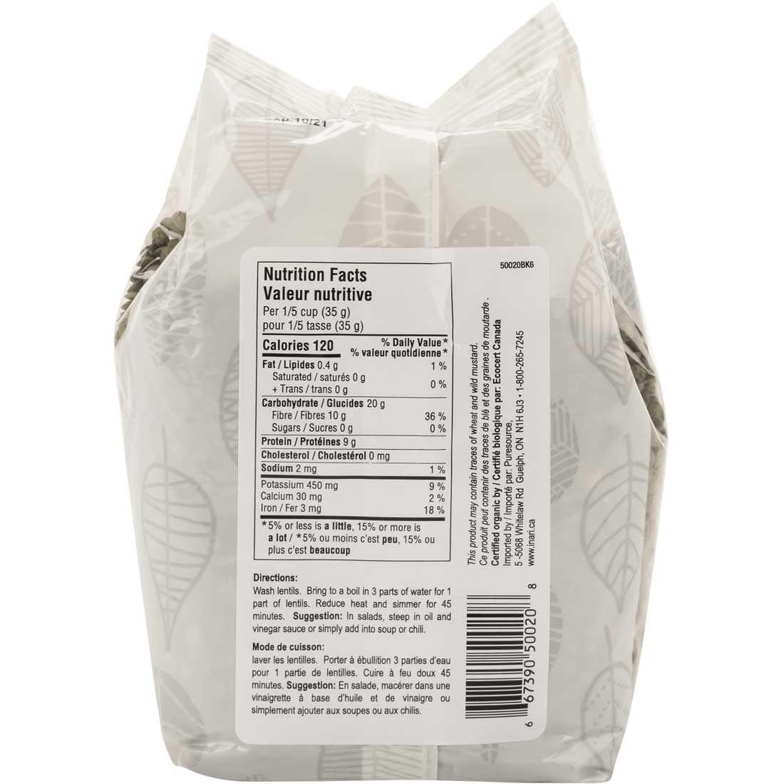 Inari Organic French Lentils, 500g, Clearance 30% Off, Final Sale - Image 2