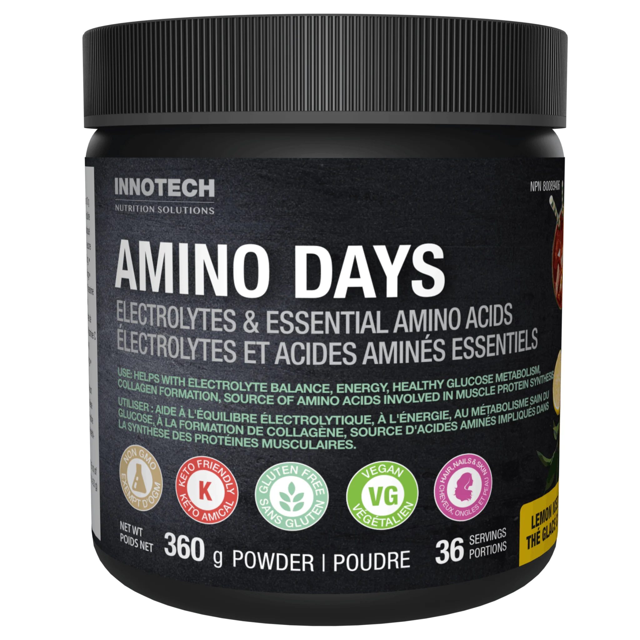 Innotech Amino Days, Electrolyte and Essential Amino Acid Drink Mix, 360g (Formerly Fasting Days) - Image 5