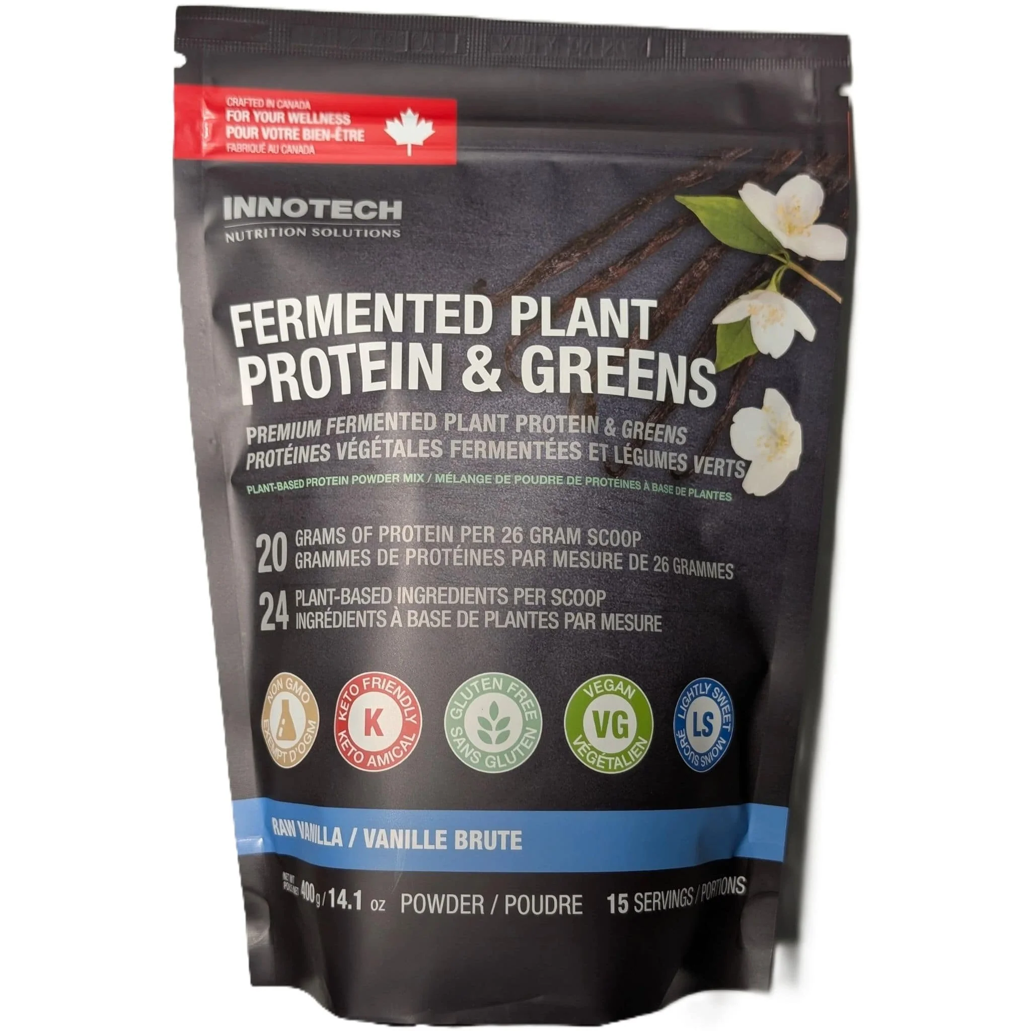 Innotech Fermented Plant Protein & Greens Protein Powder