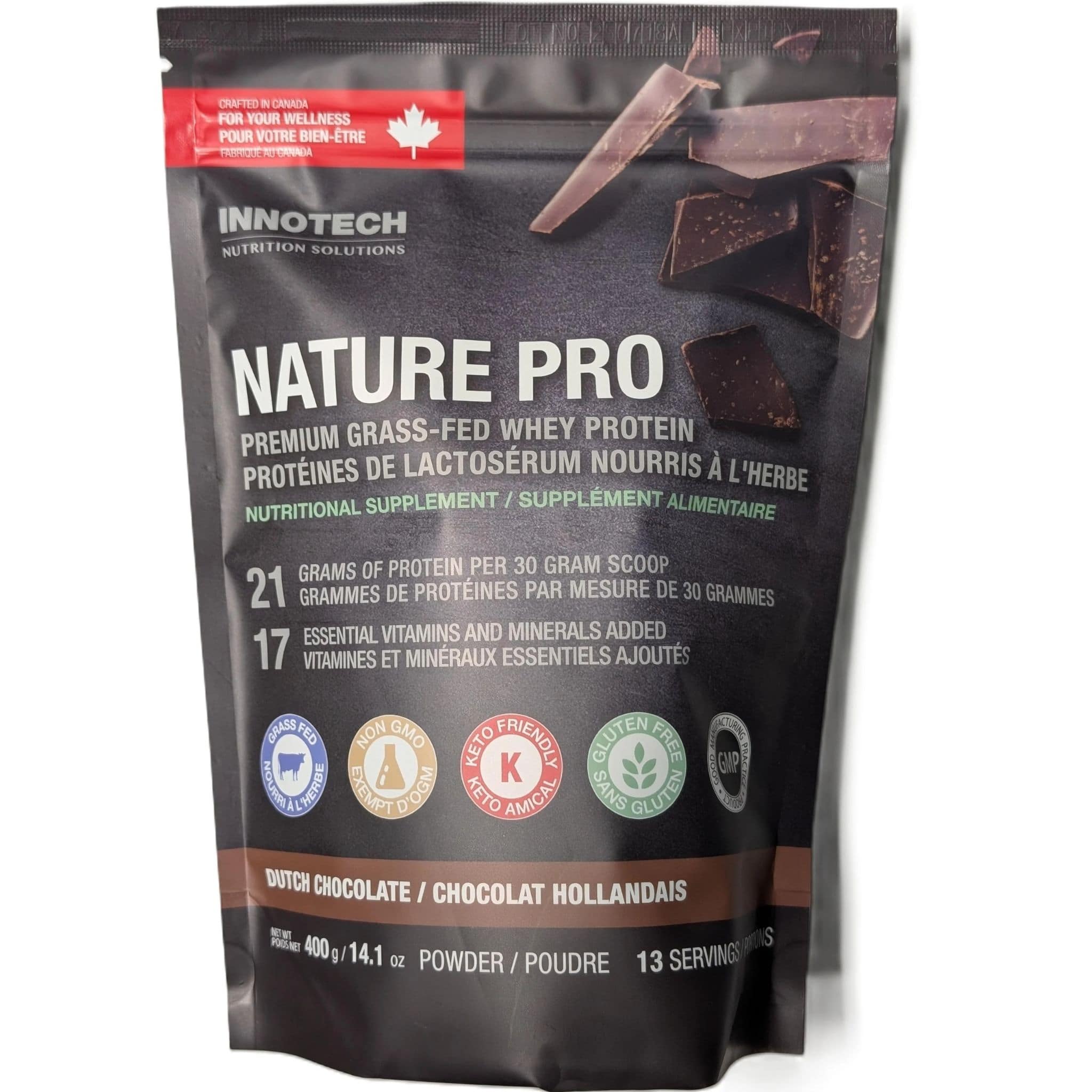 Innotech Nature Pro Grass Fed Whey Protein (Keto Friendly), 400g