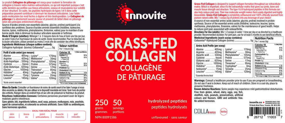 Innovite Grass-Fed Collagen, 50 Servings - Image 2