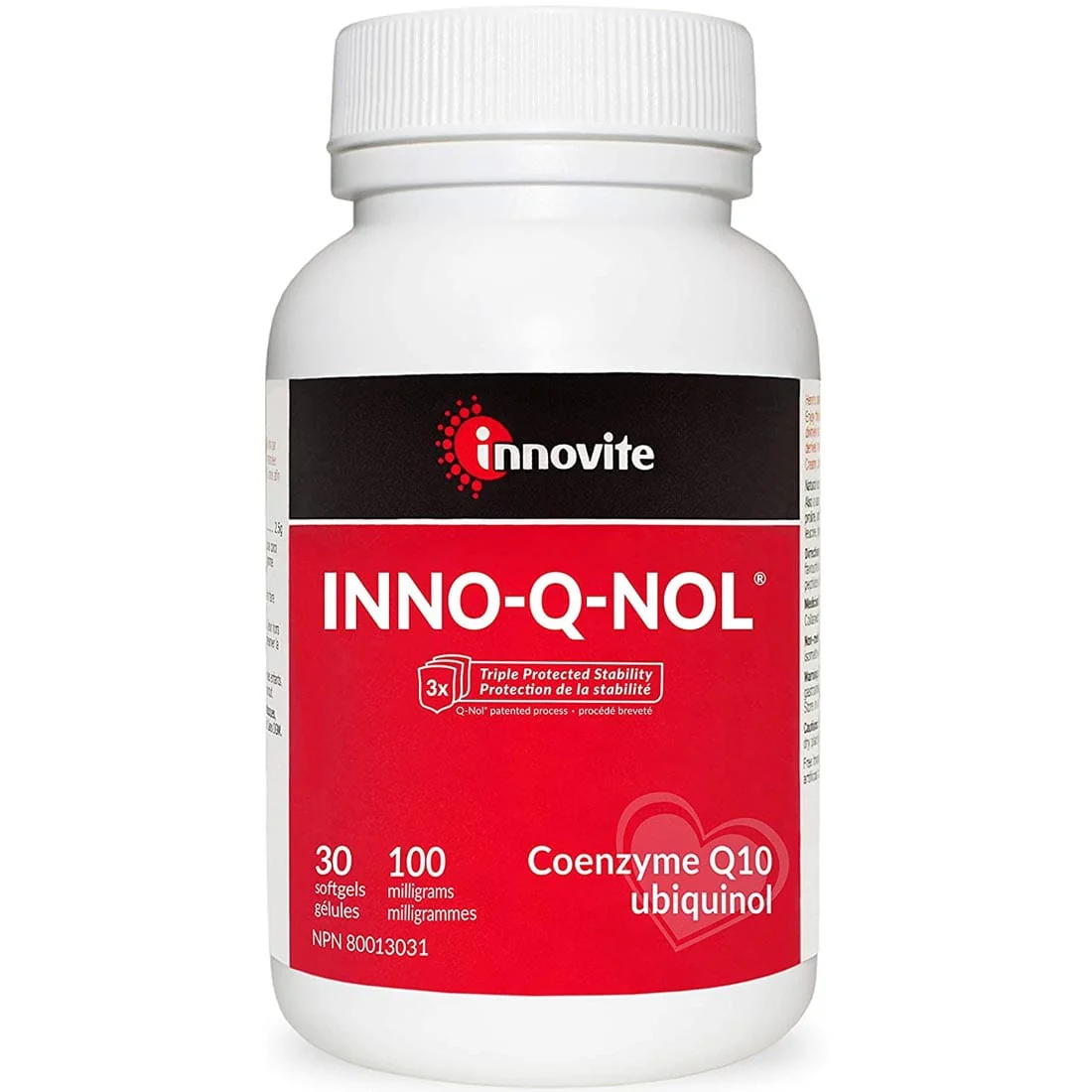 Innovite INNO-Q-NOL (Transitioned to: CanPrev Inno-Q-Nol CoQ10 Ubiquinol 100mg)
