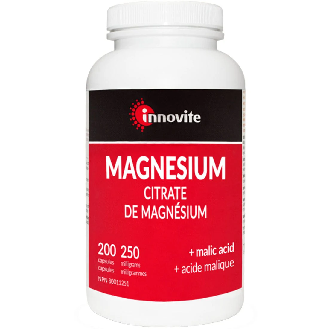 Innovite Magnesium Citrate 250mg (Transitioned to: CanPrev Magnesium Citrate 150mg, 120 Vegetable Capsules) - Image 2