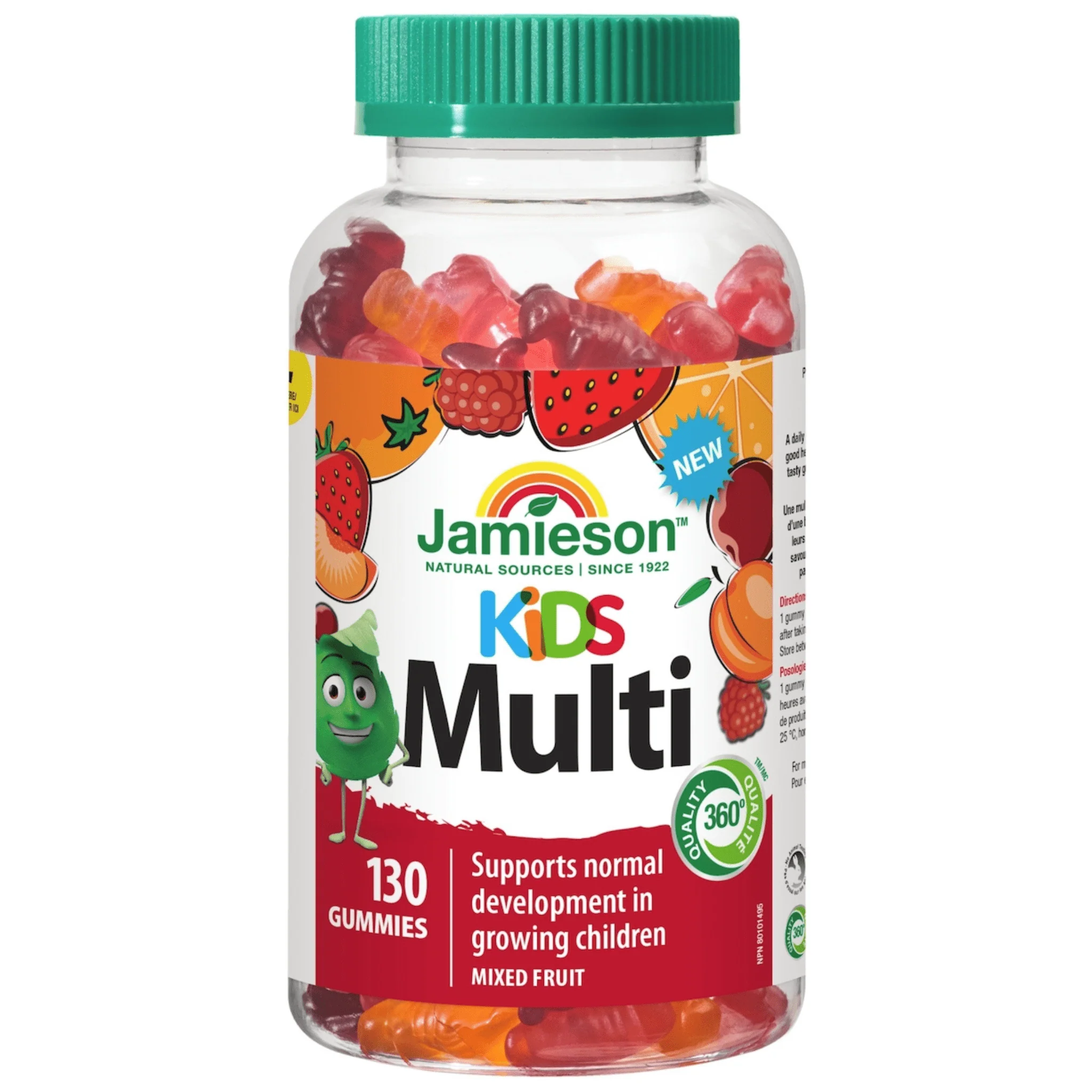 Jamieson 100% Complete Kids Multivitamin Gummies, 130 Gummies