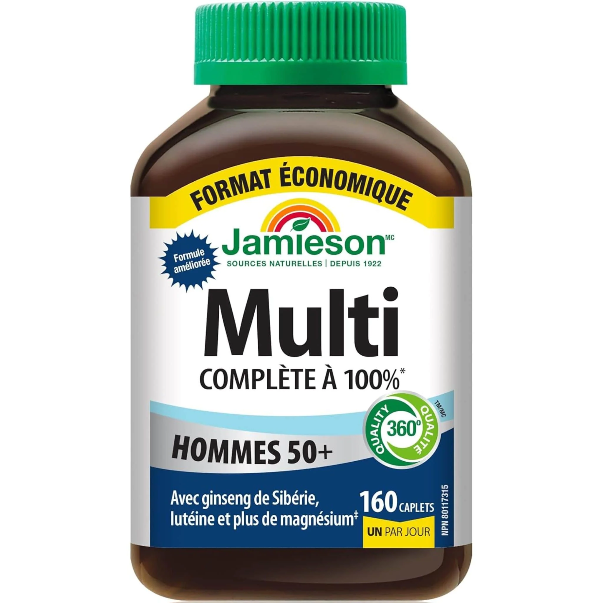 Jamieson 100% Complete Multivitamin Men's 50+ Caplets - Image 8