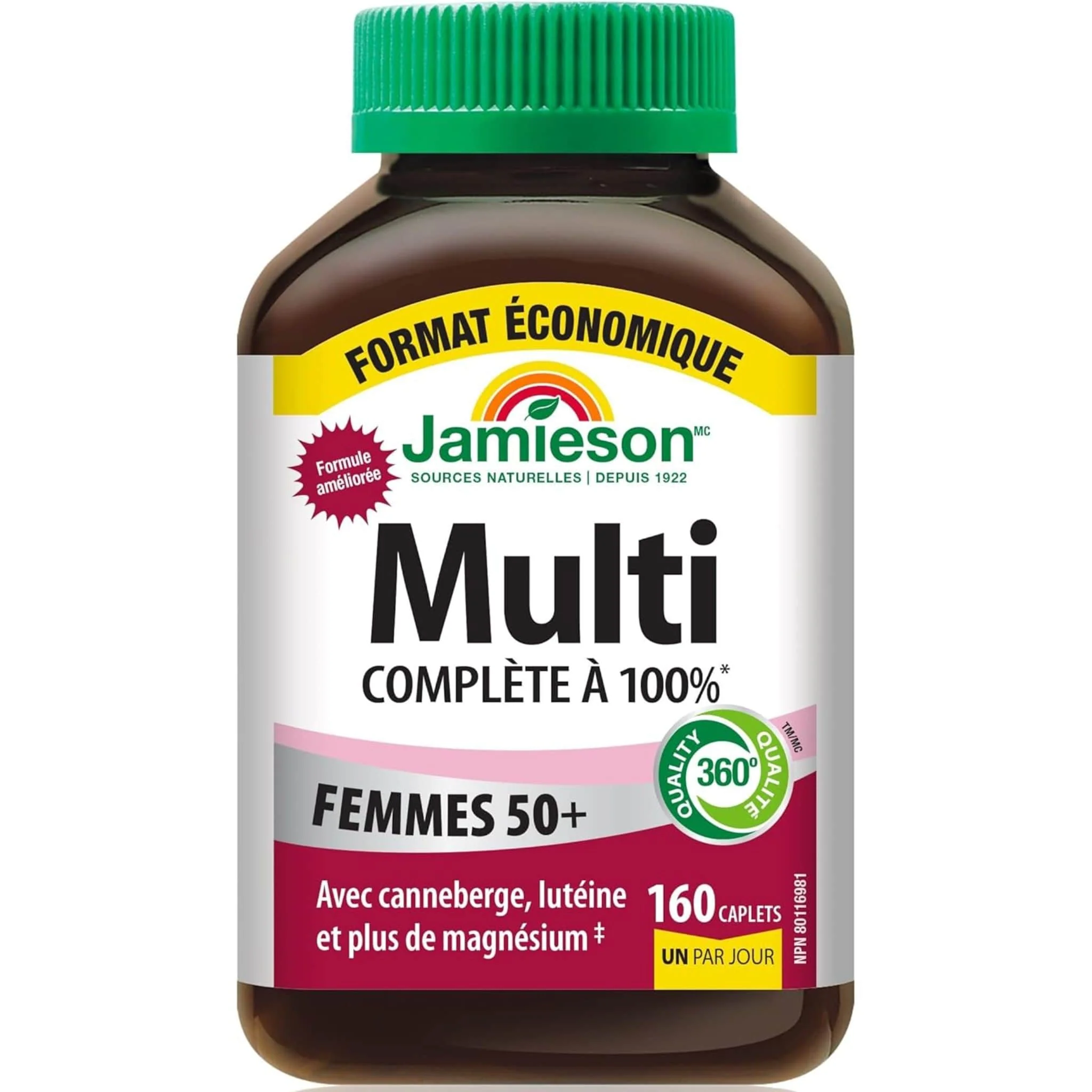 Jamieson 100% Complete Multivitamins Women's 50+ Caplets - Image 8