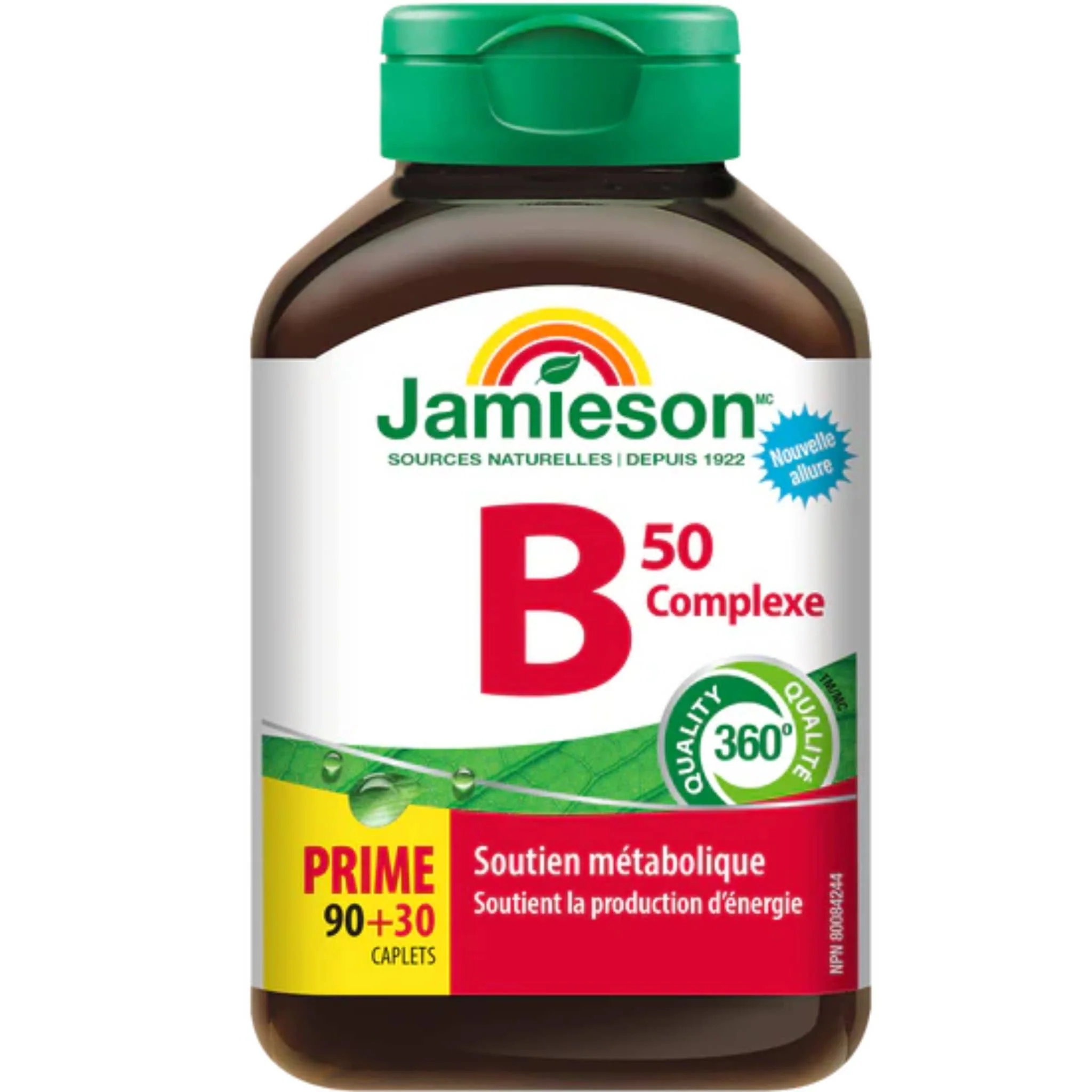 Jamieson B-50 Complex, 50mg, 90+30 Free Caplets - Image 2