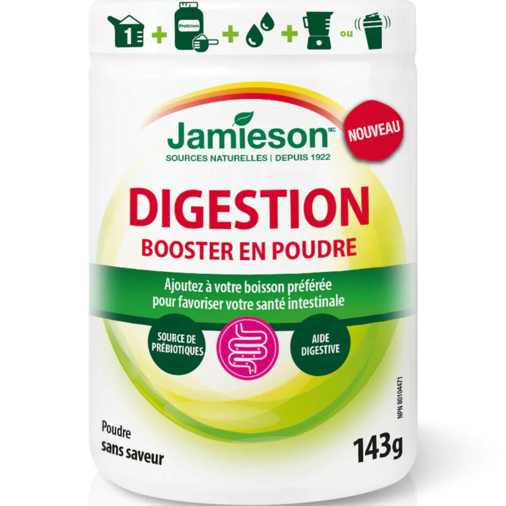 Jamieson Digestive Booster Powder, 143g - Image 2