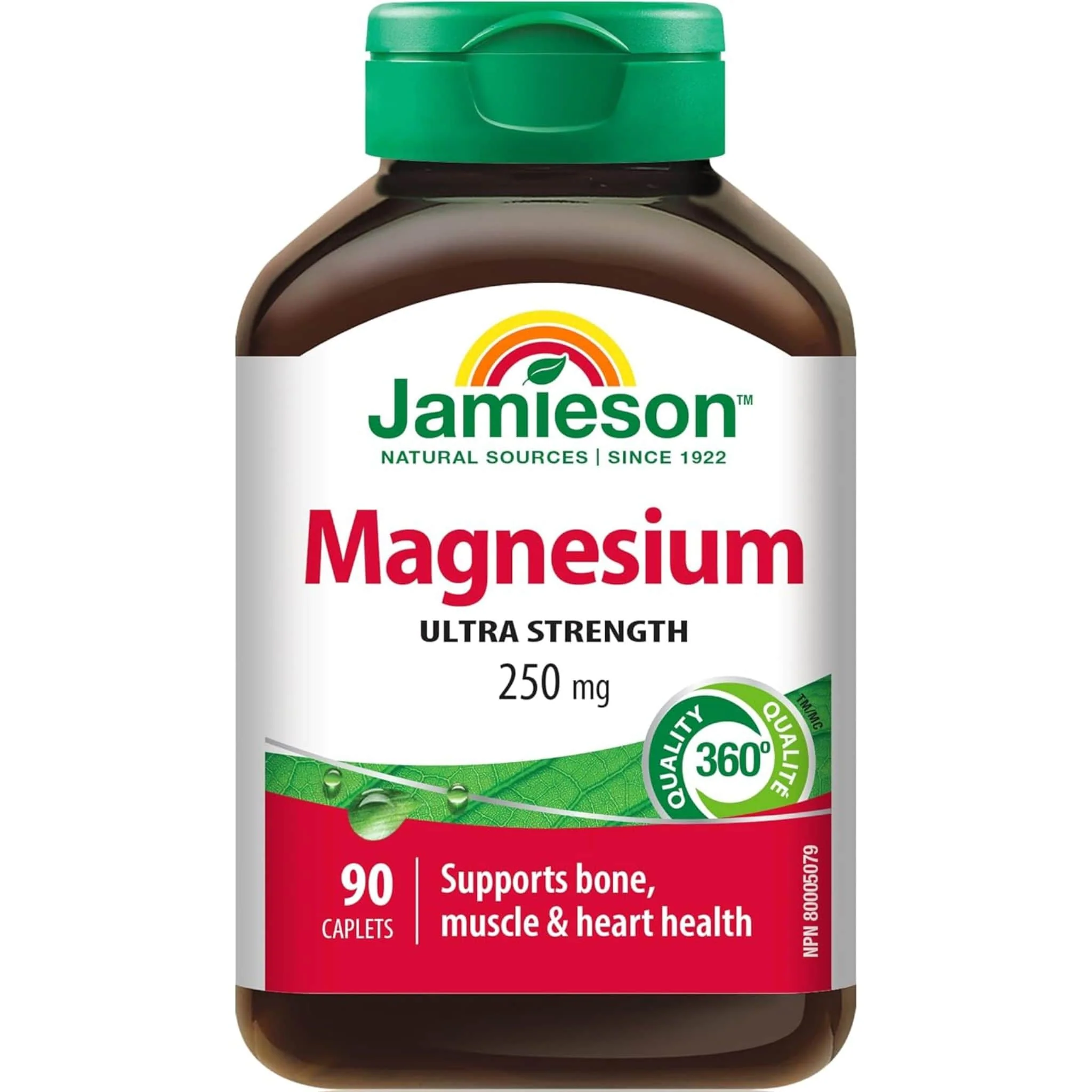 Jamieson Magnesium 250mg, 90 Caplets