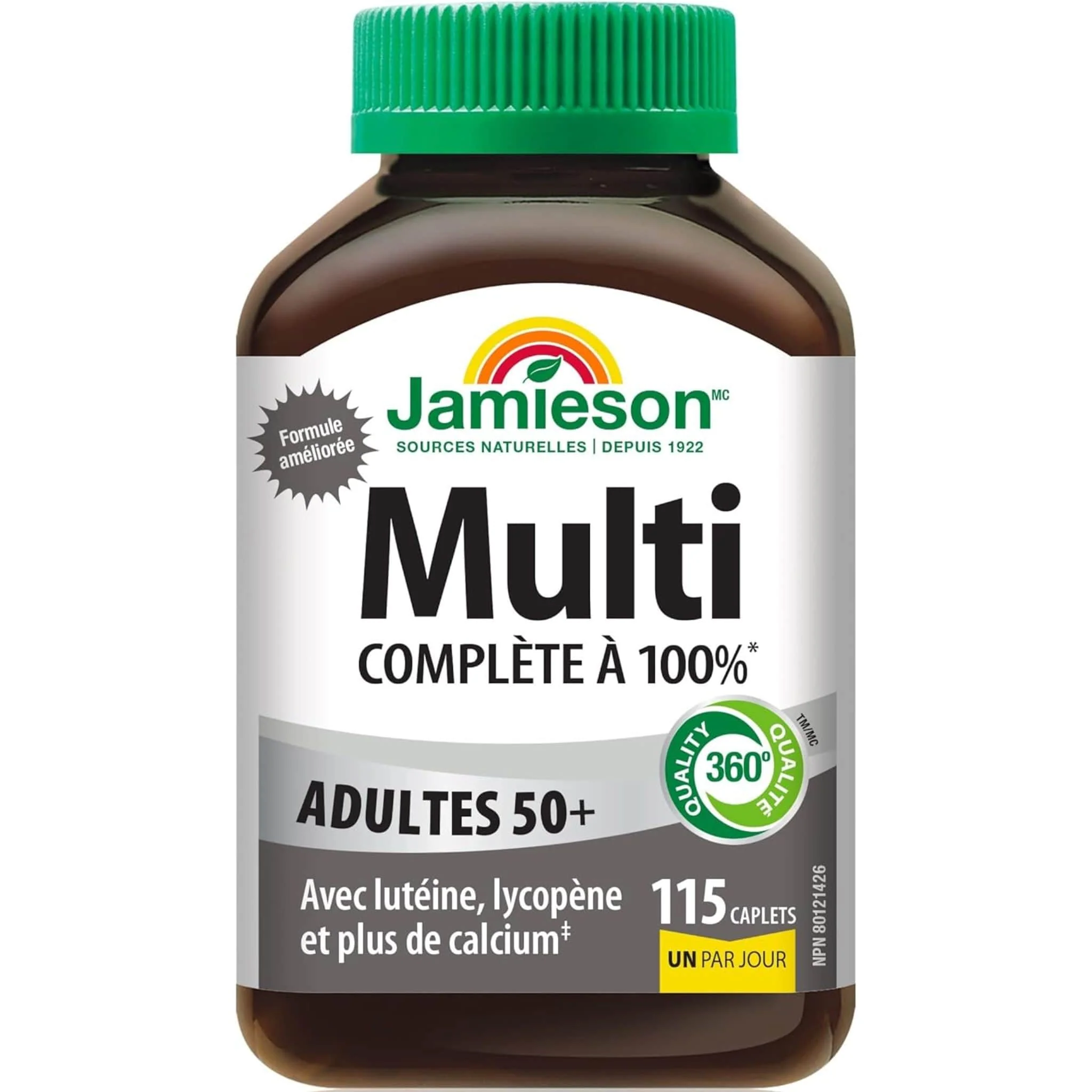 Jamieson Multi 100% Complete Multivitamin for Adults 50+, 115 Caplets, 50% off Clearance Pricing, Expires Nov, 2025 - Image 2
