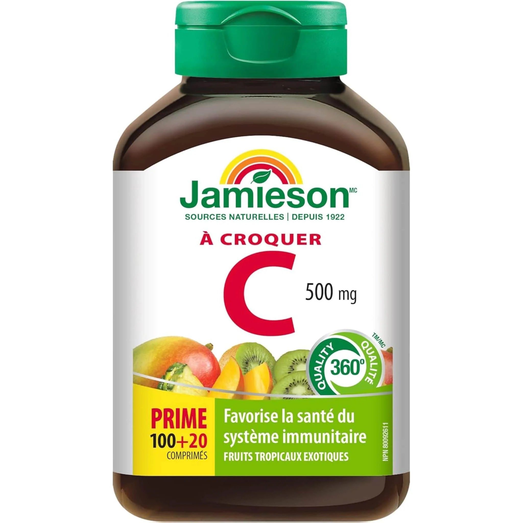 Jamieson Chewable Vitamin C 500mg, 120 Chewable Tablets - Image 14