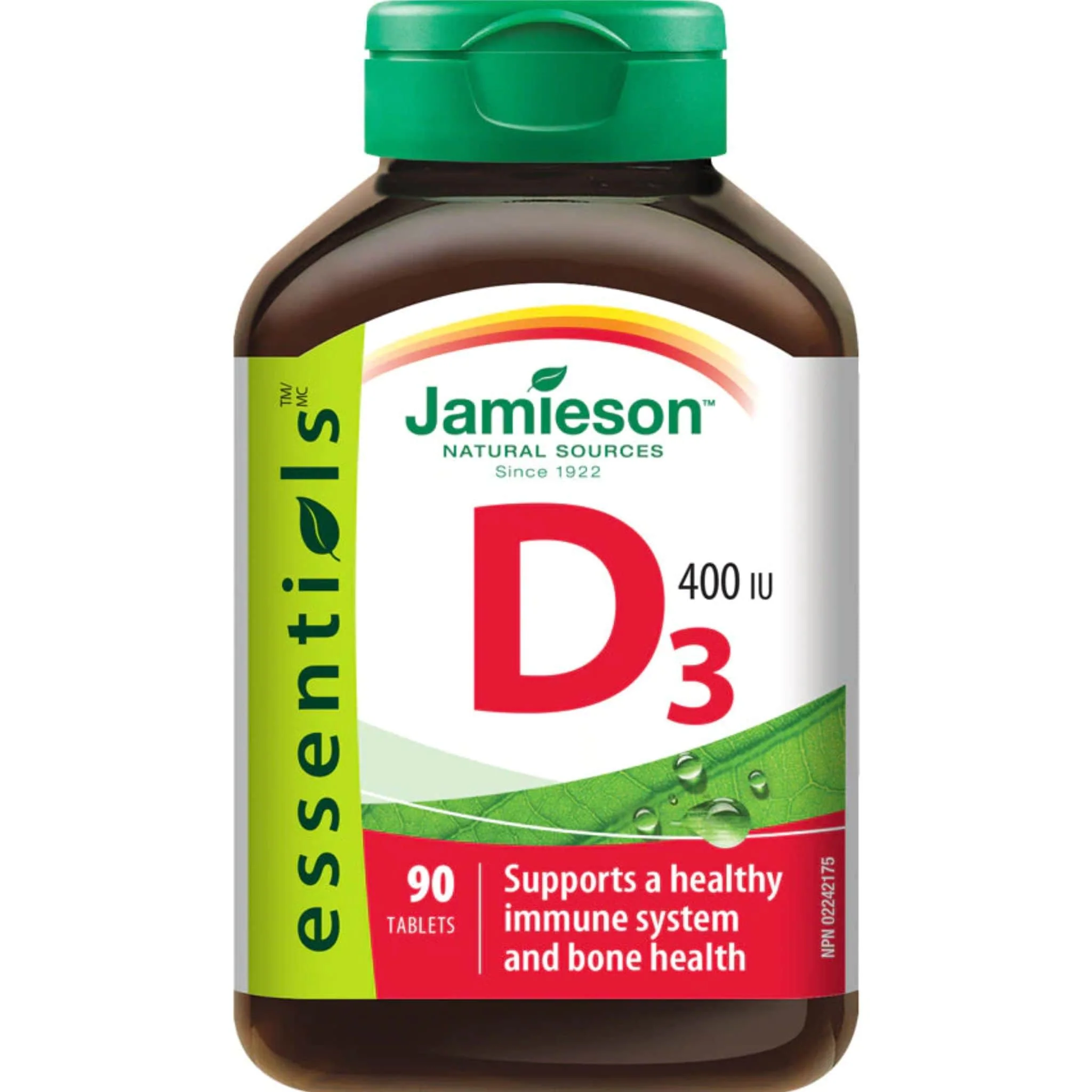 Jamieson Vitamin D, 400IU, 90 Tablets