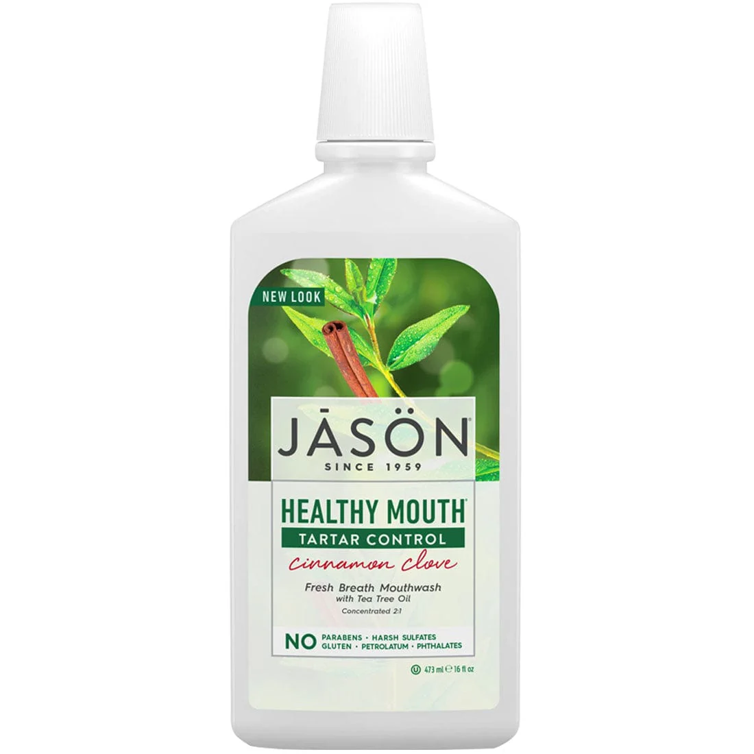 Jason Healthy Mouth Natural Mouthwash, 473ml
