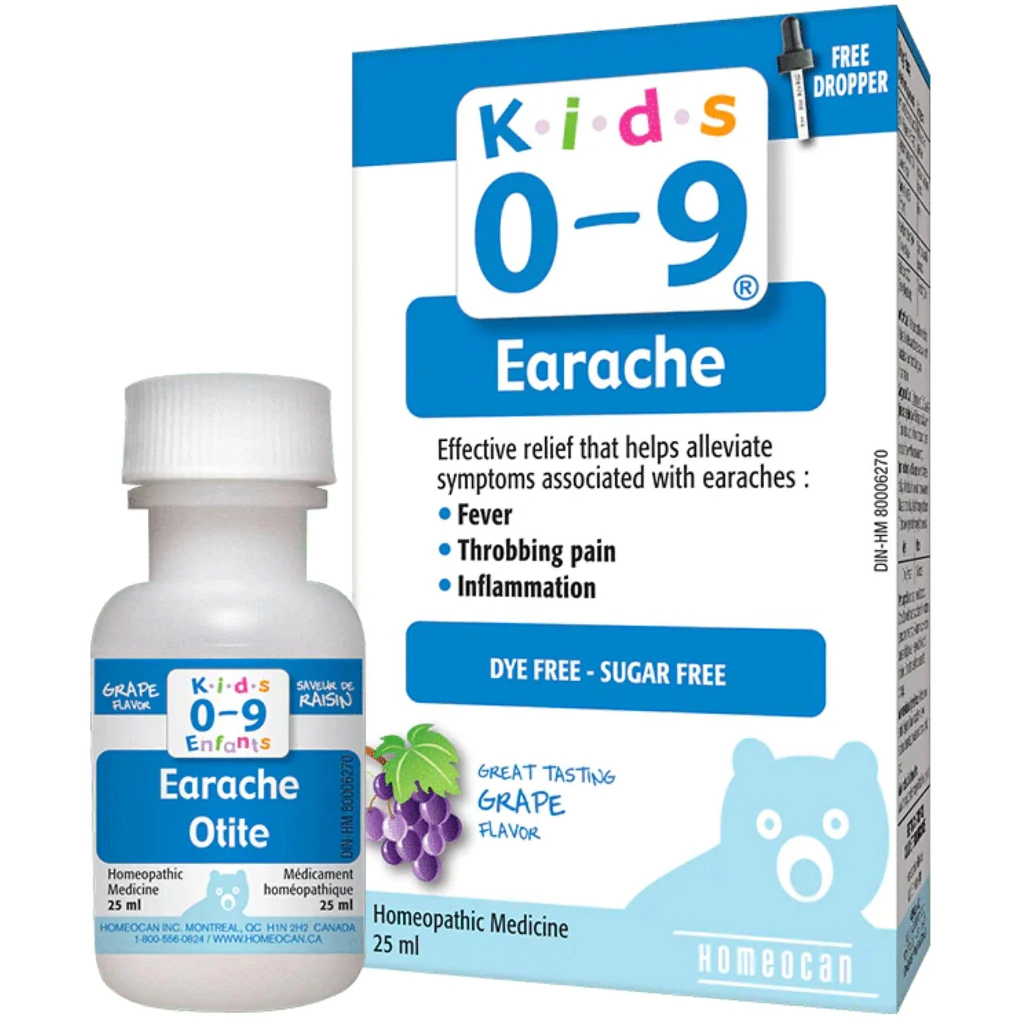 Kids 0-9 Earache, Homeopathic Medicine, 25ml
