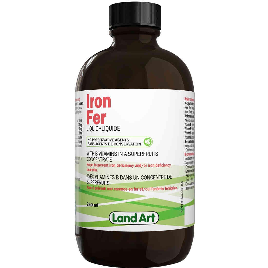 Land Art PureDrop Iron, 250ml - Image 2