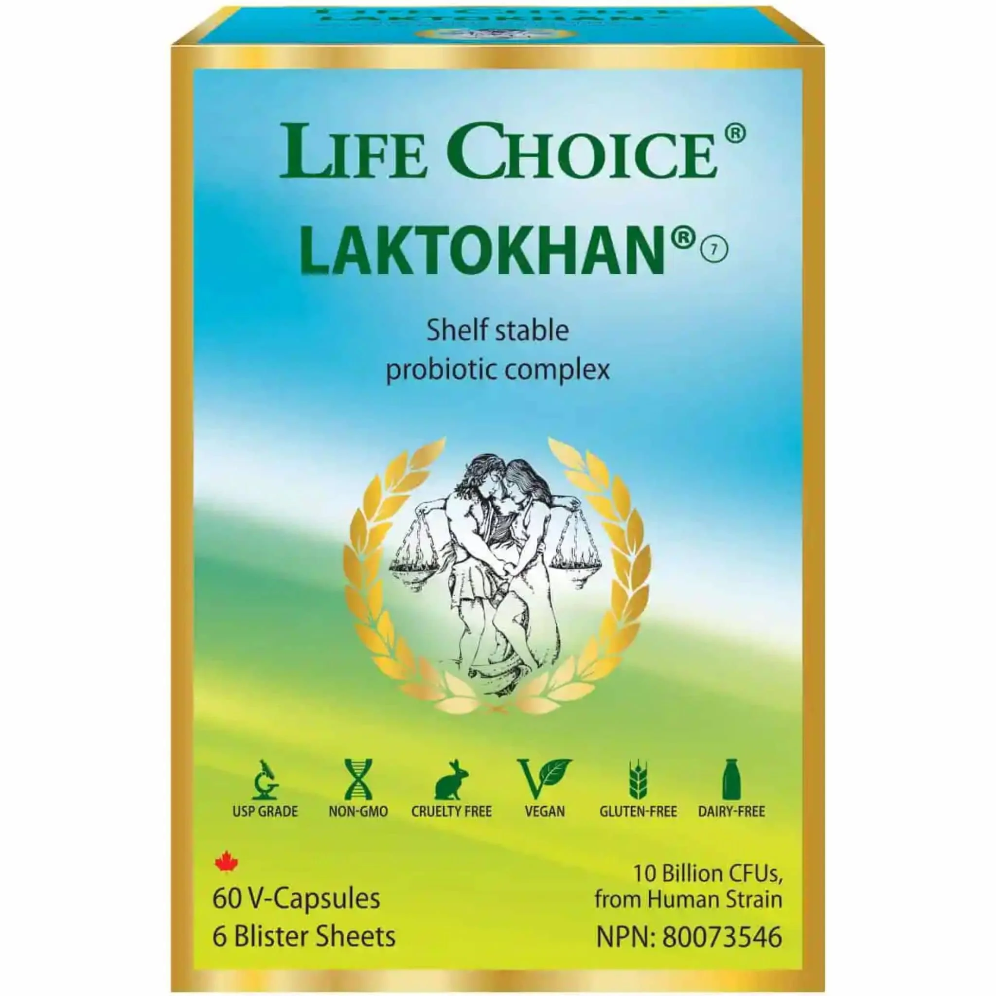 Life Choice Laktokhan Probiotic Complex, 60 V-Capsules - Image 2