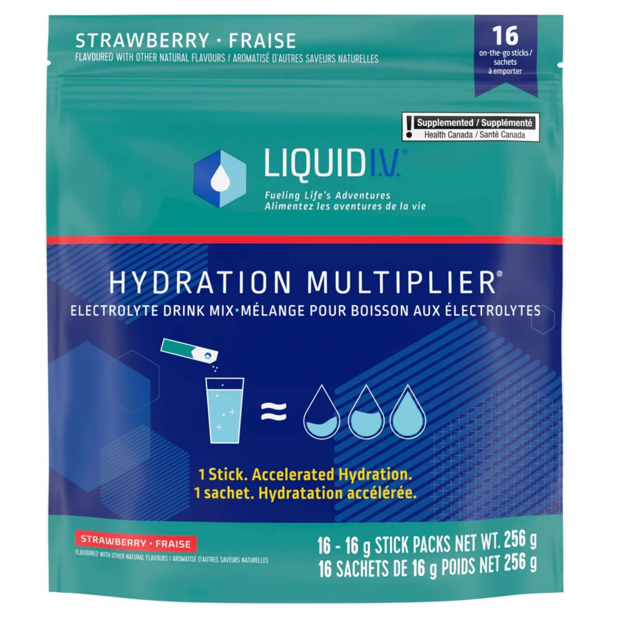 Liquid IV Hydration Multiplier, Electrolyte Drink Mix, 6-16 Stick Packs - Image 12