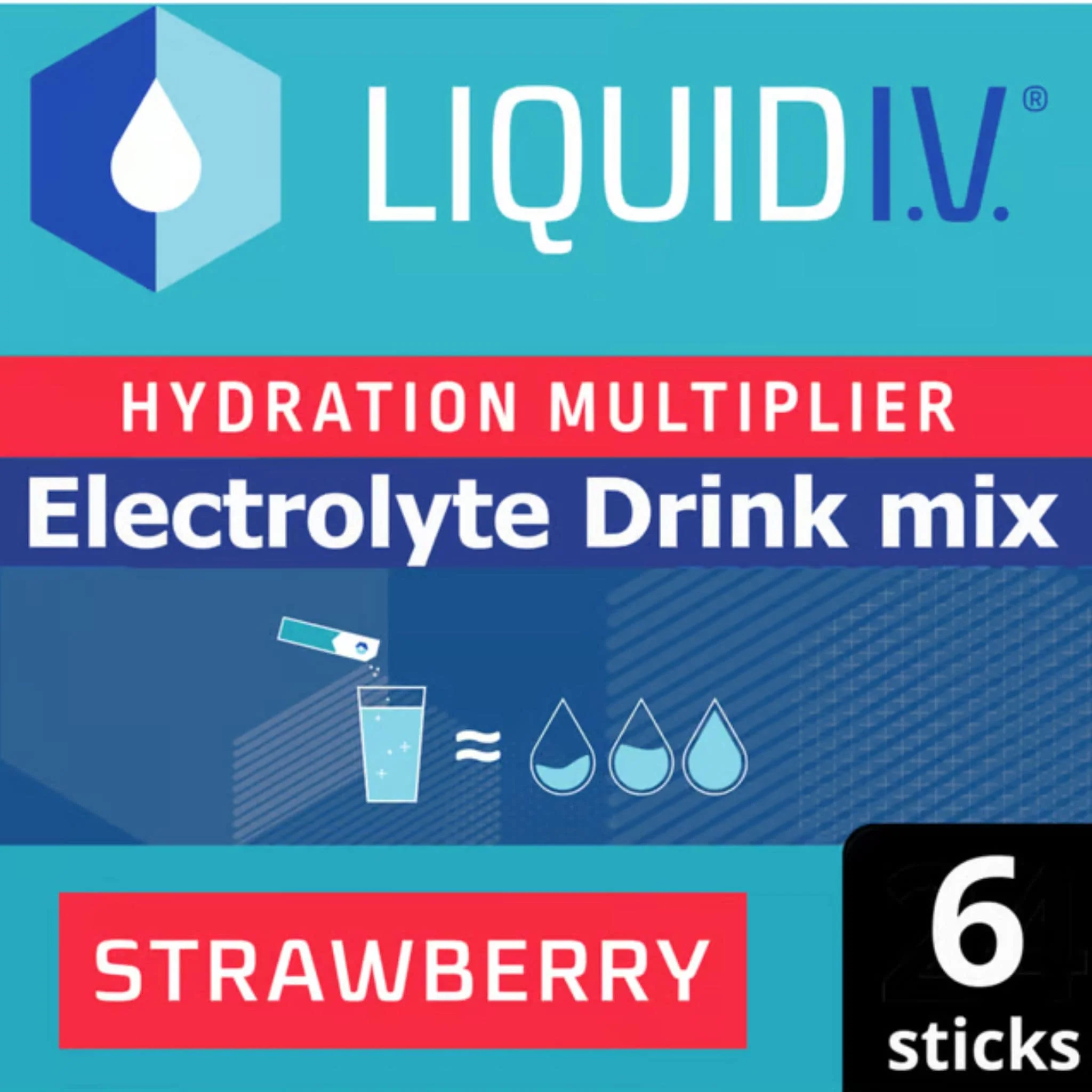 Liquid IV Hydration Multiplier, Electrolyte Drink Mix, 6-16 Stick Packs - Image 8