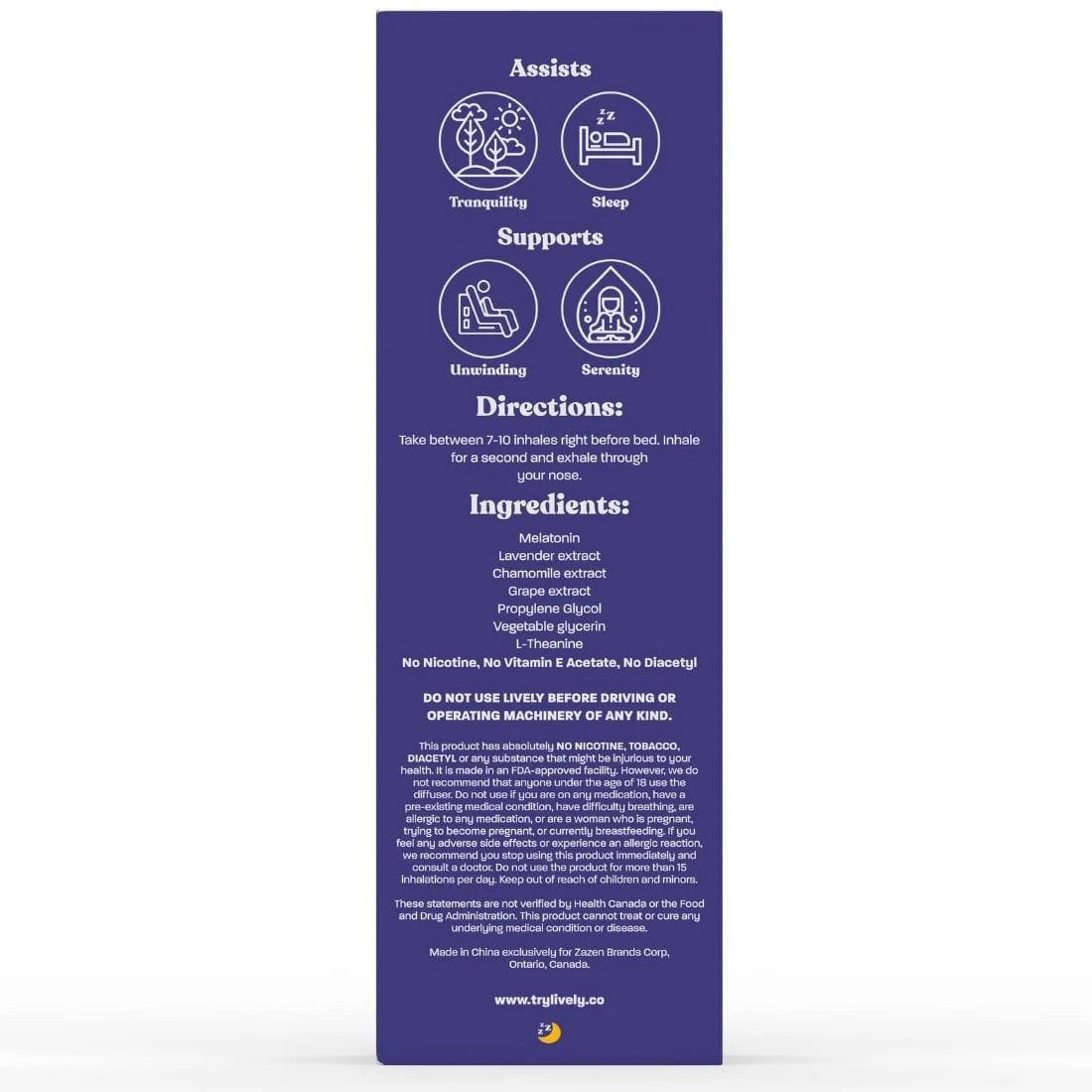 Lively Personal Melatonin Diffuser (for adult use only) - Image 2