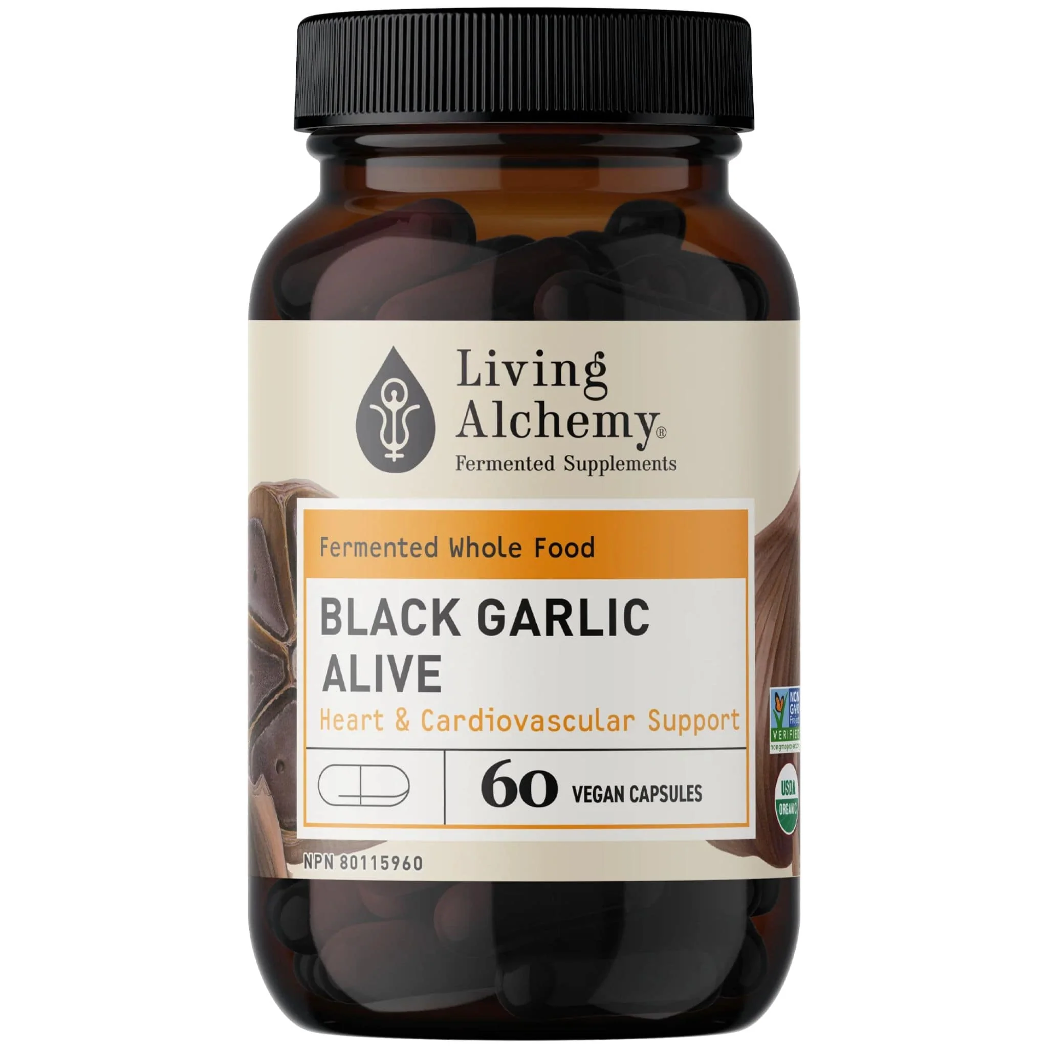 Living Alchemy Black Garlic Alive, 60 Capsules - Image 3