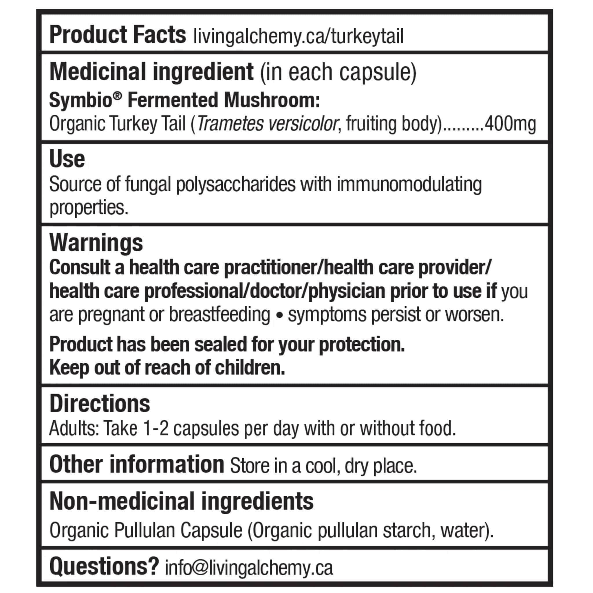 Living Alchemy MycoSynergy Fermented Mushrooms Turkey Tail, Immune and Microbiome Support, 60 Vegetable Capsules - Image 4