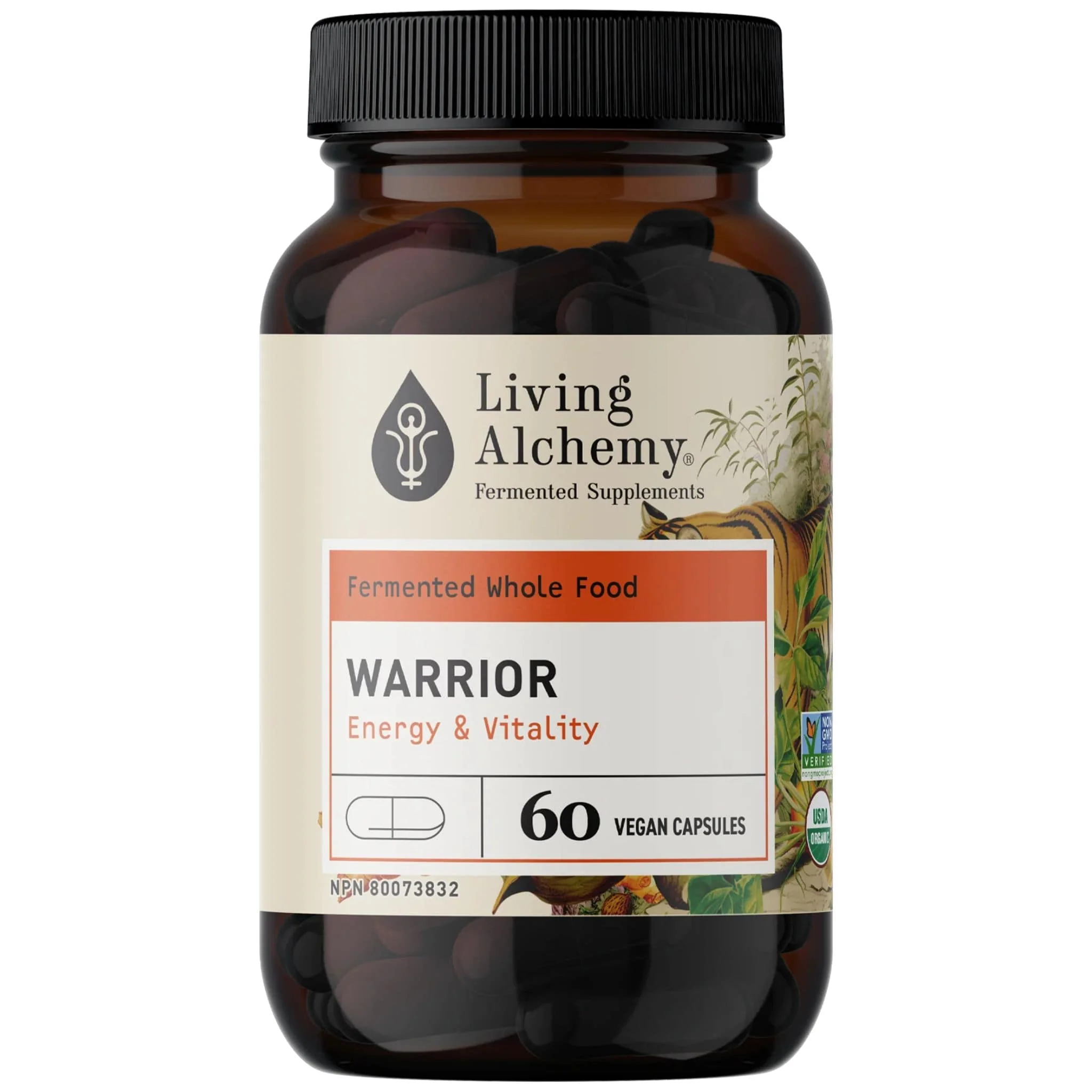 Living Alchemy Warrior, Energy and Vitality, Hormone and Libido Support, 60 Capsules - Image 2