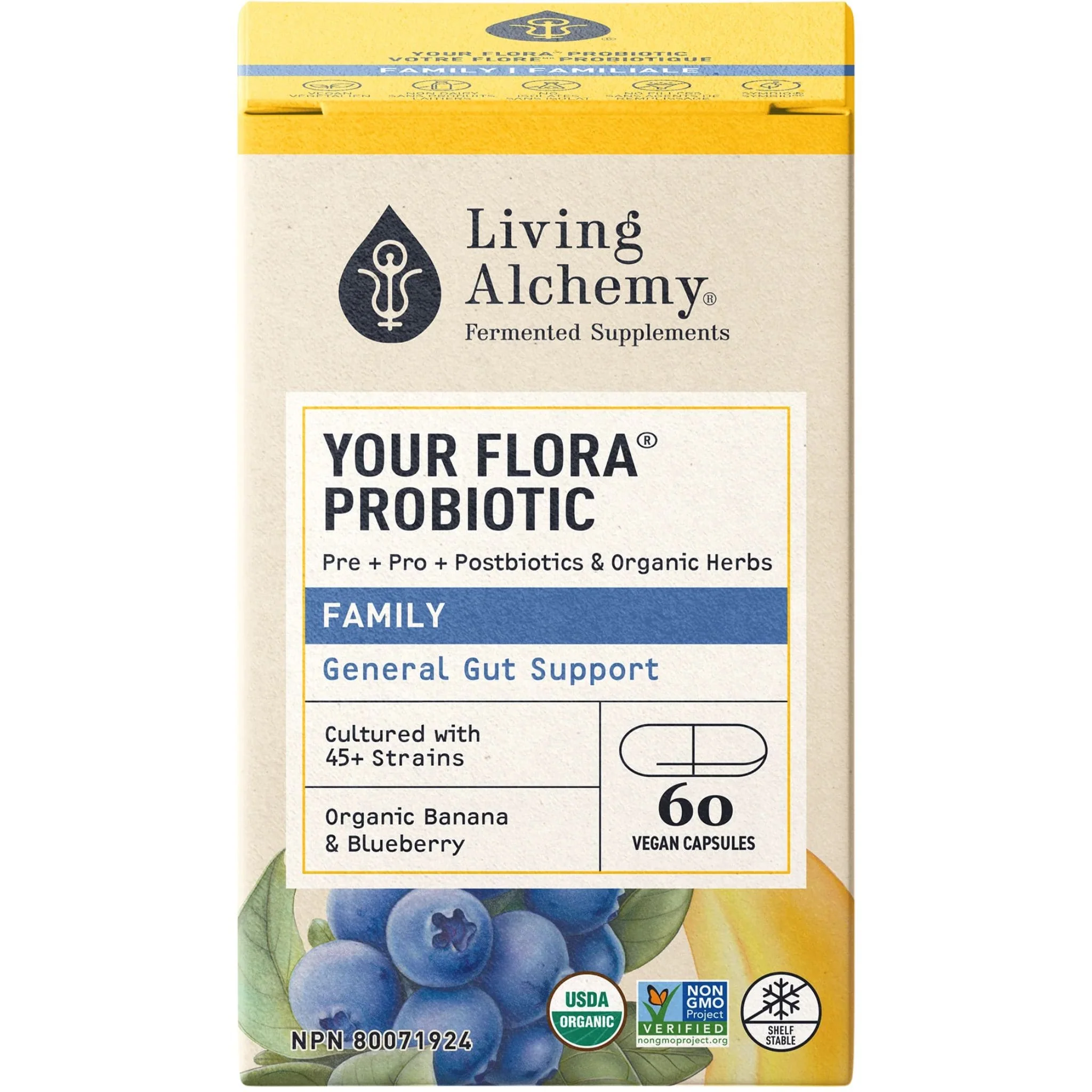 Living Alchemy Your Flora Family, General Support, 60 Capsules - Image 3