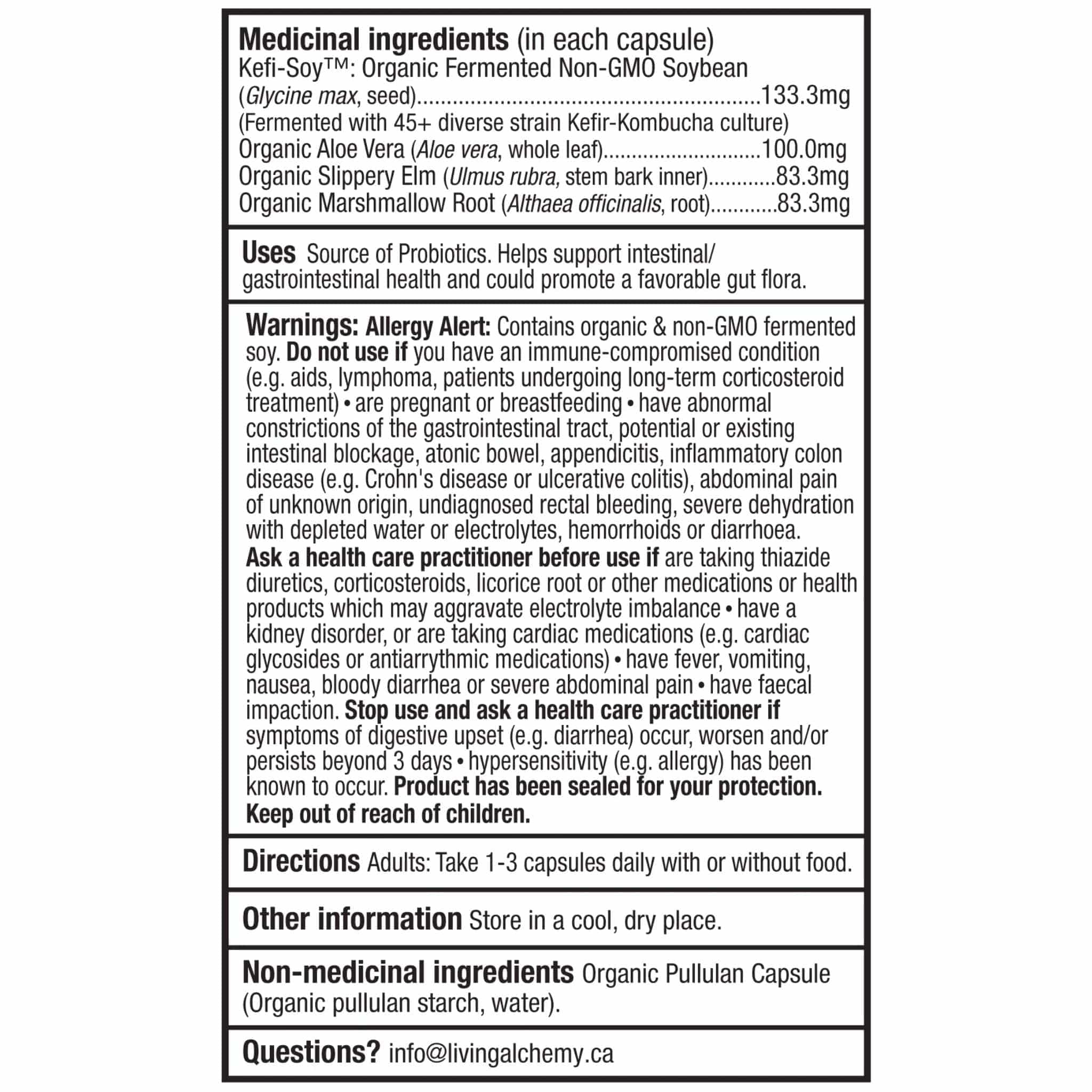 Living Alchemy Your Flora Probiotic Terrain, For leaky gut, food sensitivities, celiac disease, and/or skin conditions such as eczema - Image 2