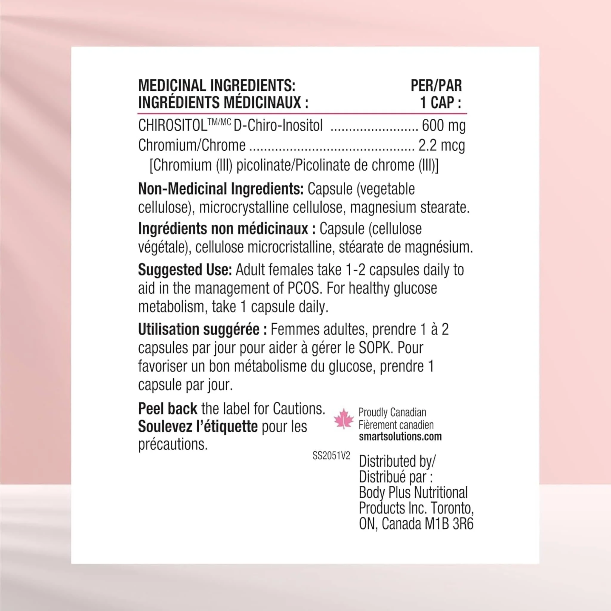 Smart Solutions Glucosmart, PCOS support, Healthy Glucose Metabolism, Supports Normal Ovulation - Image 8