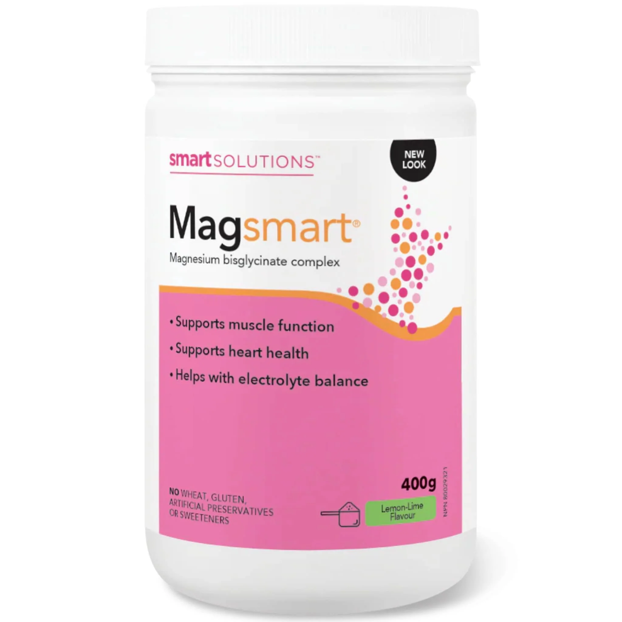 Smart Solutions Magsmart Powder, Magnesium Bisglycinate Powder (Formerly Lorna Vanderhaeghe Magsmart)