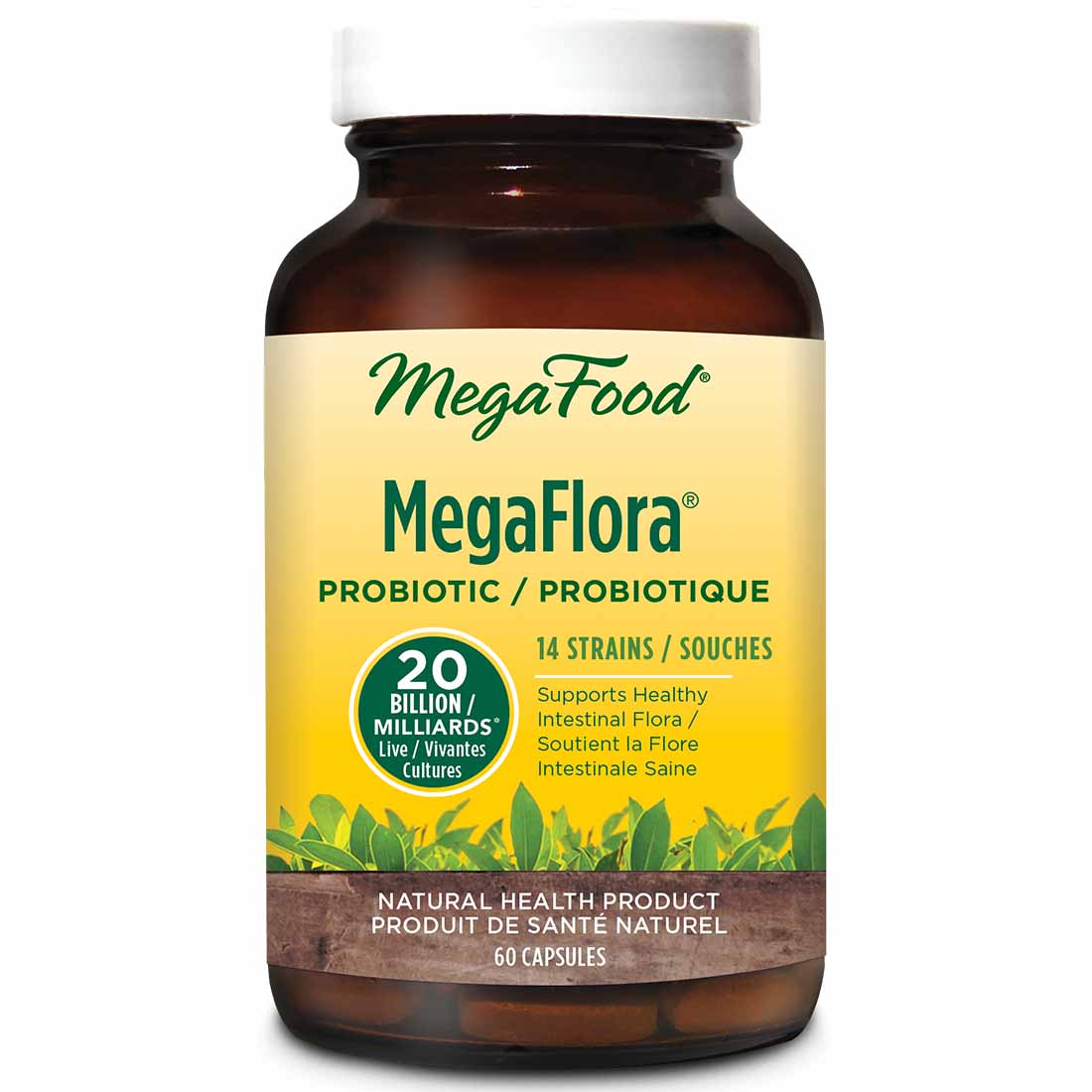 MegaFood MegaFlora Probiotic Supplement 20 Billion Active CFU - Image 3