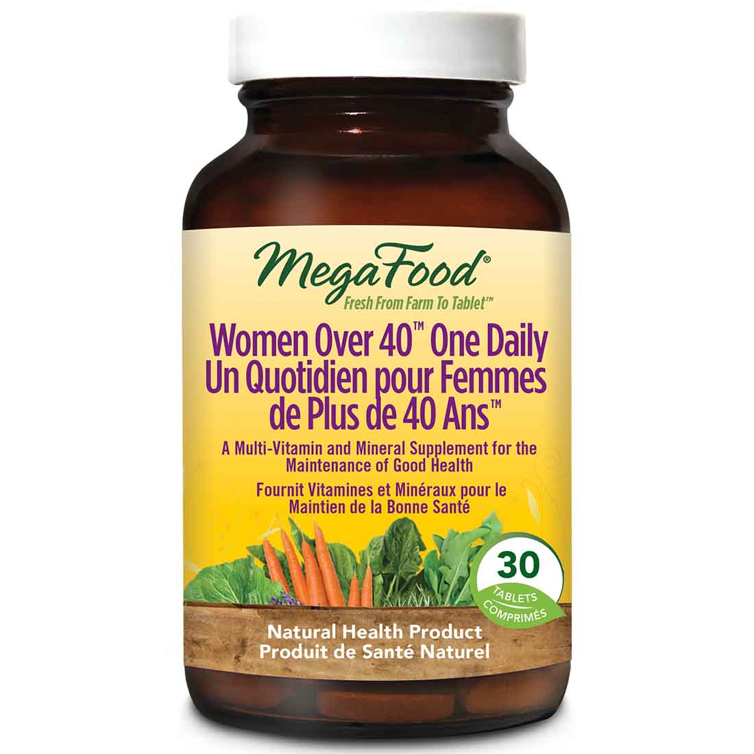 MegaFood Women Over 40 One Daily, Multivitamin & Mineral Supplement - Image 2
