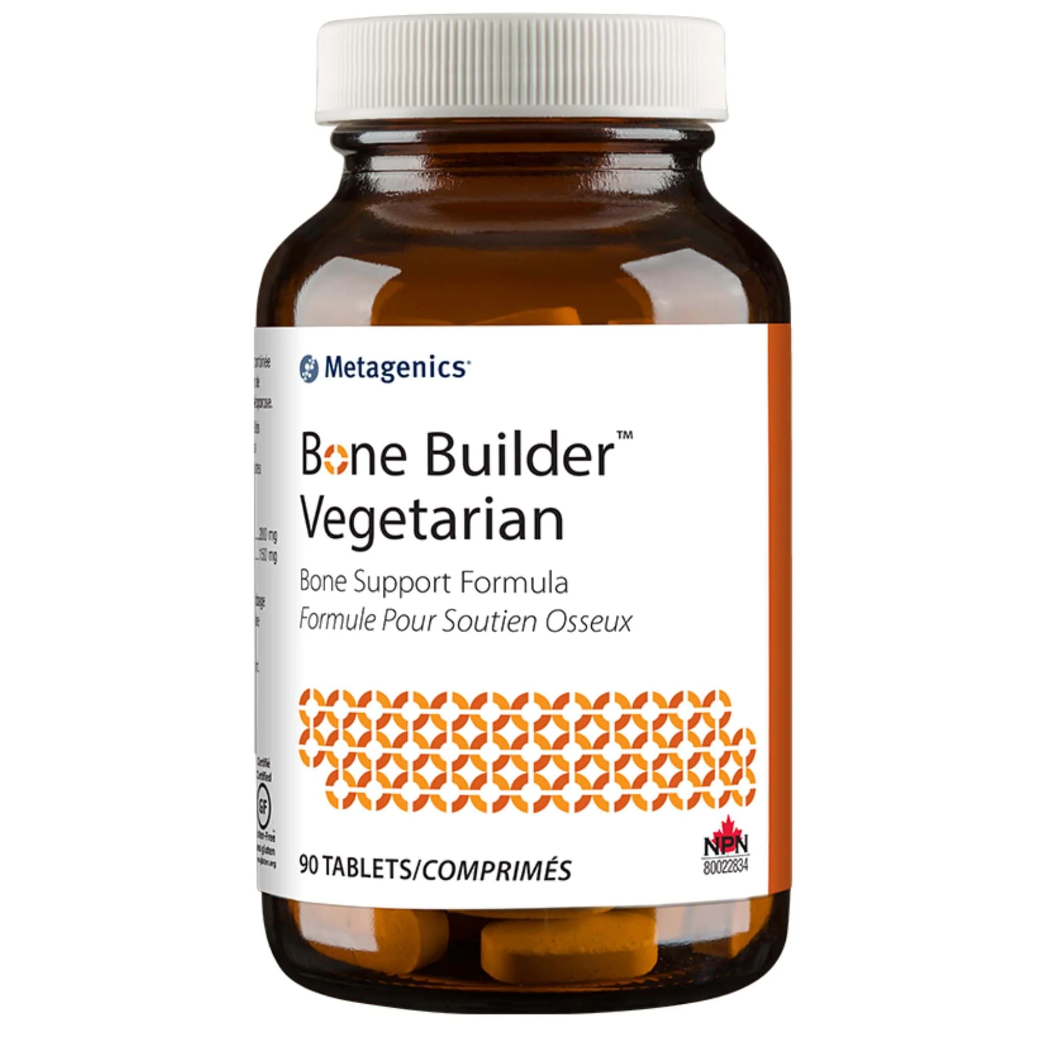 Metagenics Bone Builder Vegetarian, Supports Bone Health, Calcium 200mg and Magnesium 150mg, 90 Tablets