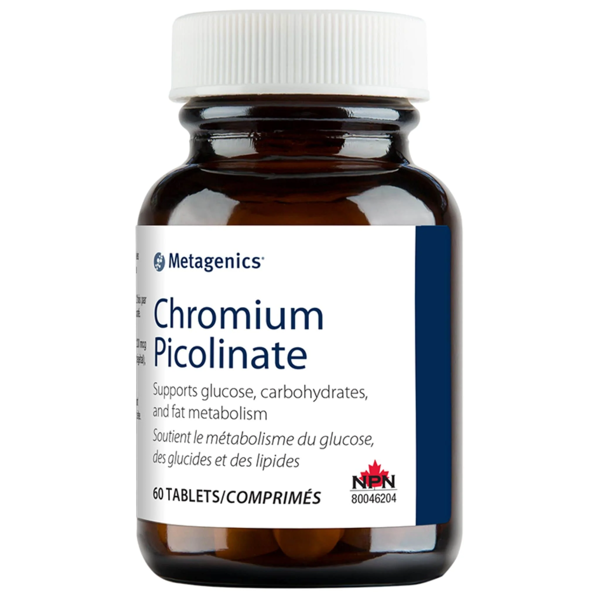 Metagenics Chromium Picolinate, Supports Healthy Glucose Metabolism, 60 Tablets CLEARANCE 25% Off Exp 7/27 Final Sale