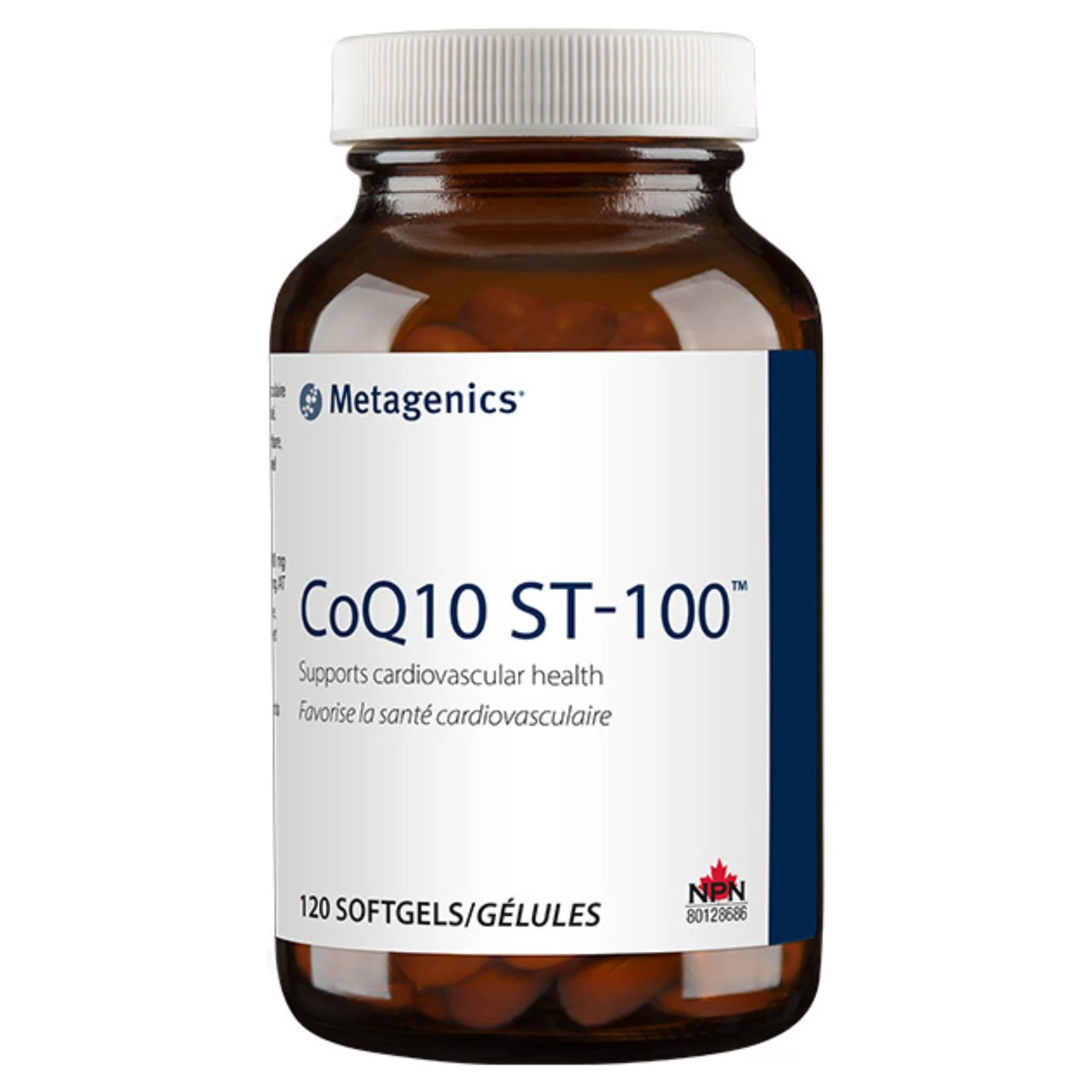 Metagenics CoQ10 ST-100, Supports Cardiovascular Health, 100mg Softgels - Image 3