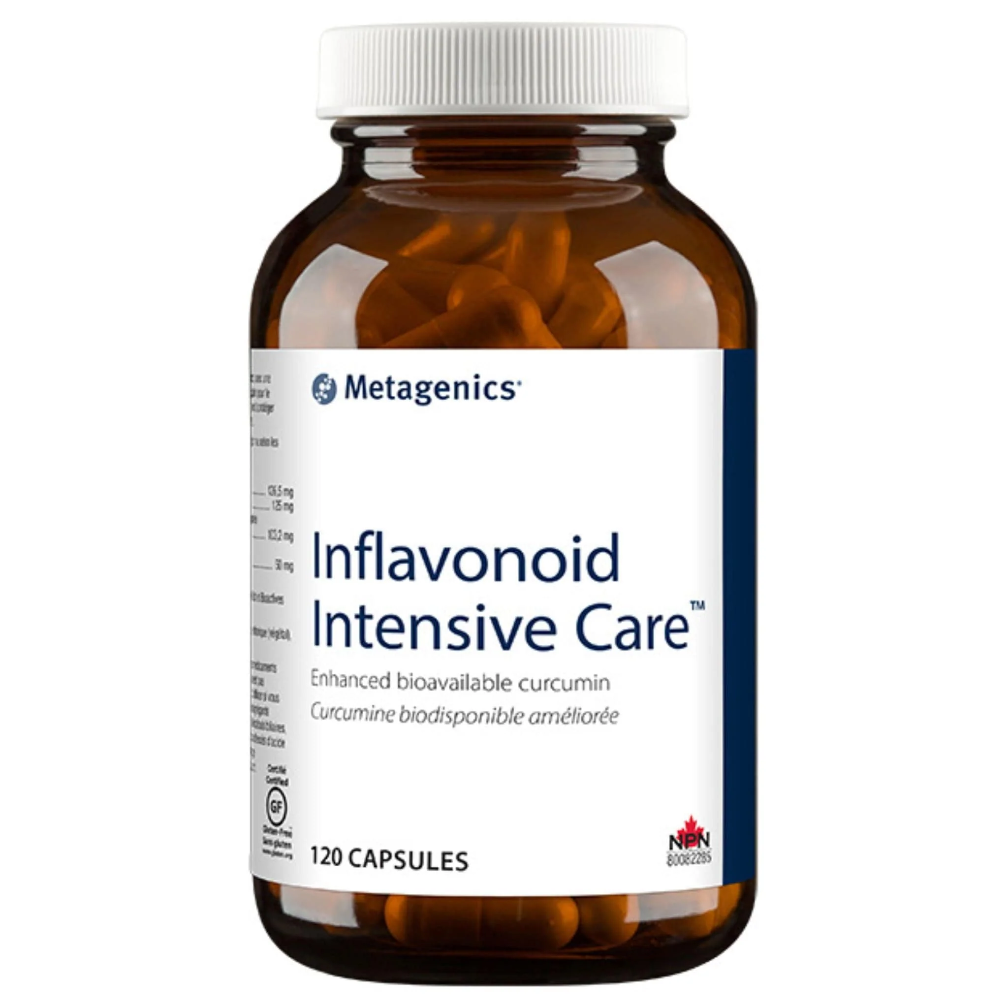 Metagenics Inflavonoid Intensive Care, Enhanced Bioavailable Curcumin, 120 Capsules CLEARANCE 25% Off Exp 11/27 Final Sale