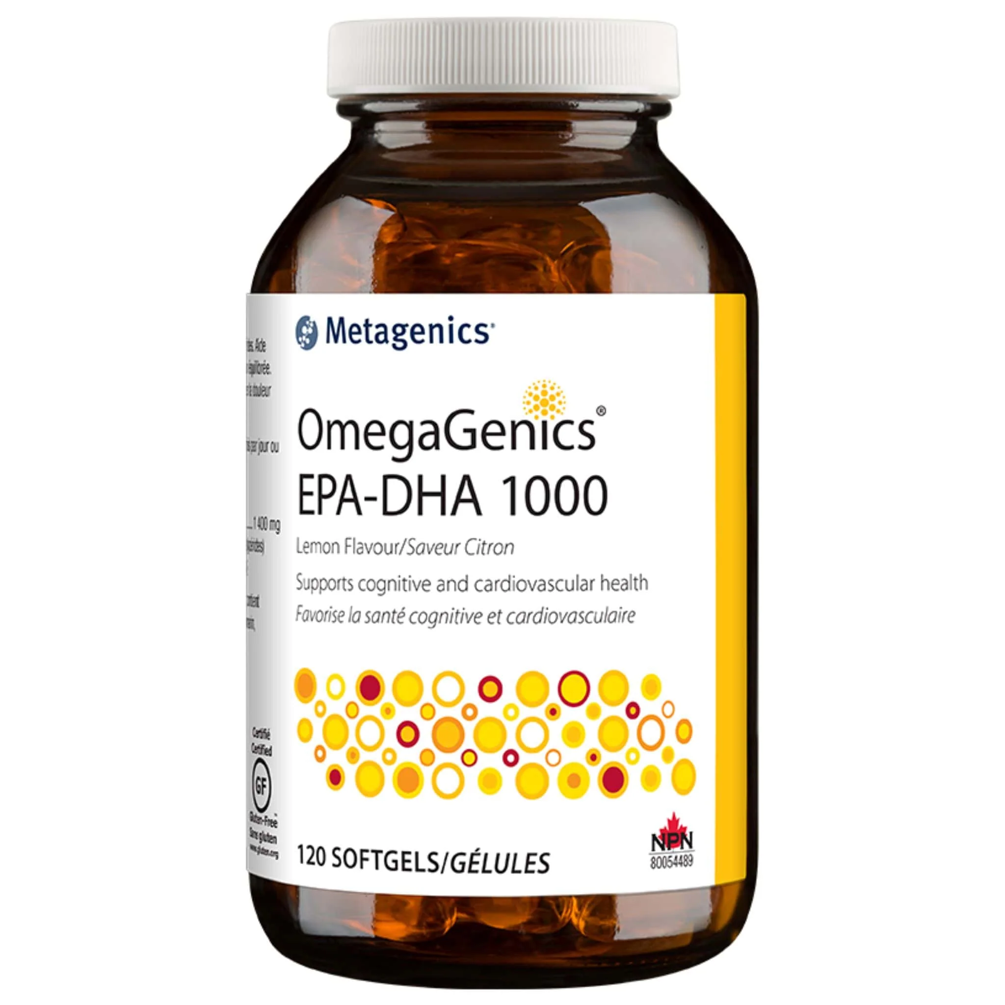 Metagenics OmegaGenics EPA-DHA 1000, Supports Cognitive and Cardiovascular Health, Softgel - Image 2