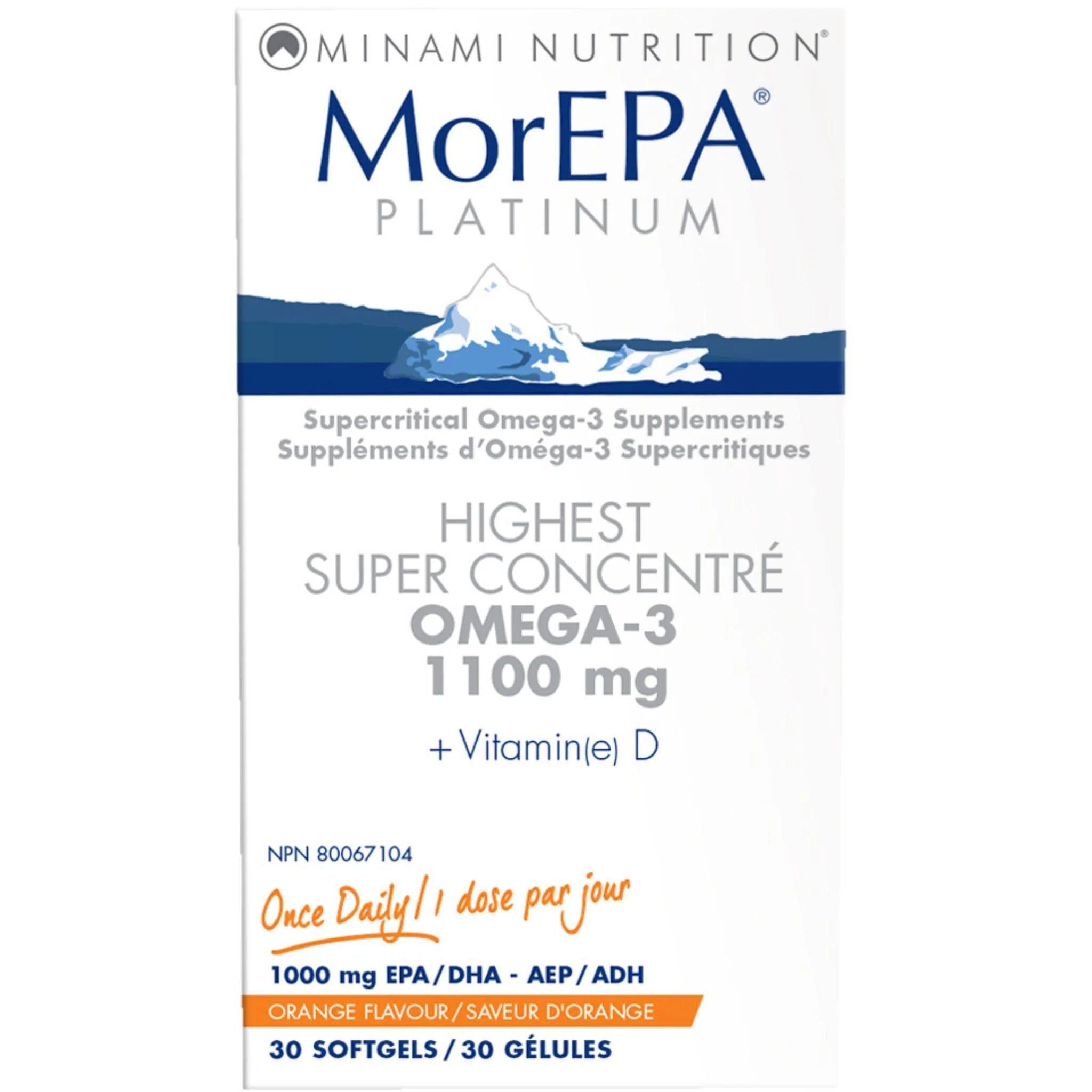 Minami MorEPA Super Concentrated Fish Oil 756mg EPA, 226mg DHA Per Pill, No Fishy Aftertaste, 30 Softgels
