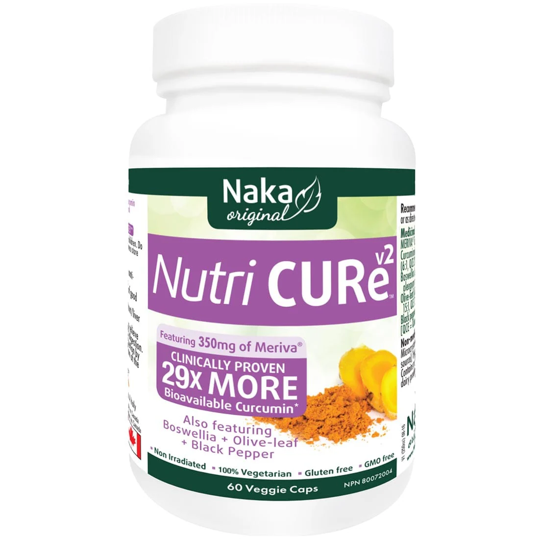 Naka Herbs Nutri CURe v2 with Meriva Tumeric Phytosome