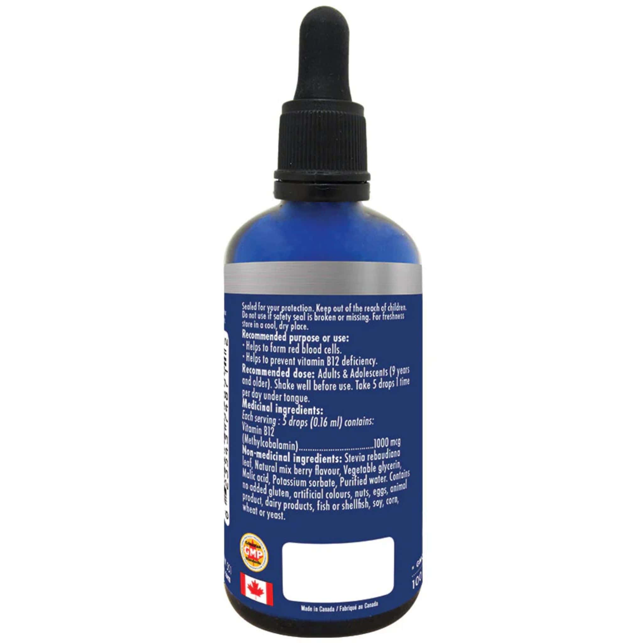 Naka Platinum Liposomal B12 Drops 1000mcg, Fast Absorption, Supports Metabolism, Red Blood Cells and Nervous System Health, 100ml - Image 2
