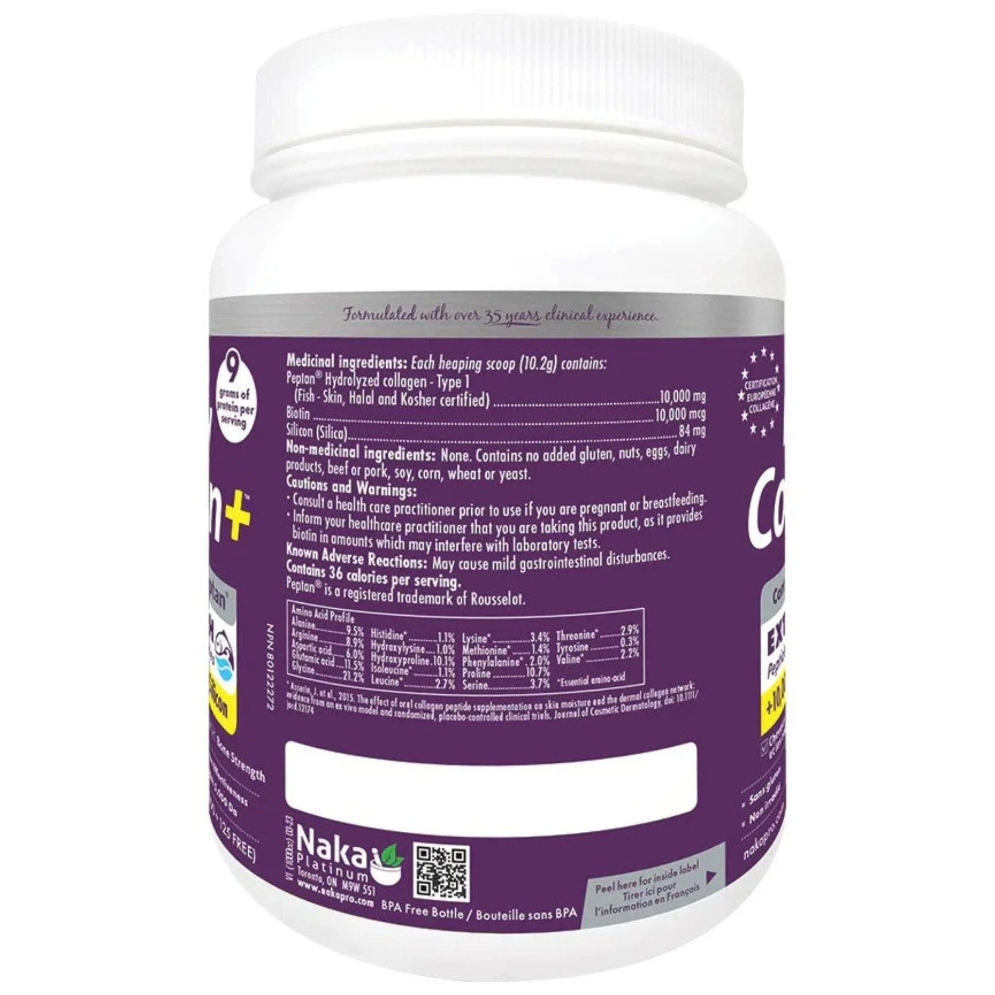 Naka Platinum Beauty All In One Collagen Plus Powder, 425g - Image 2
