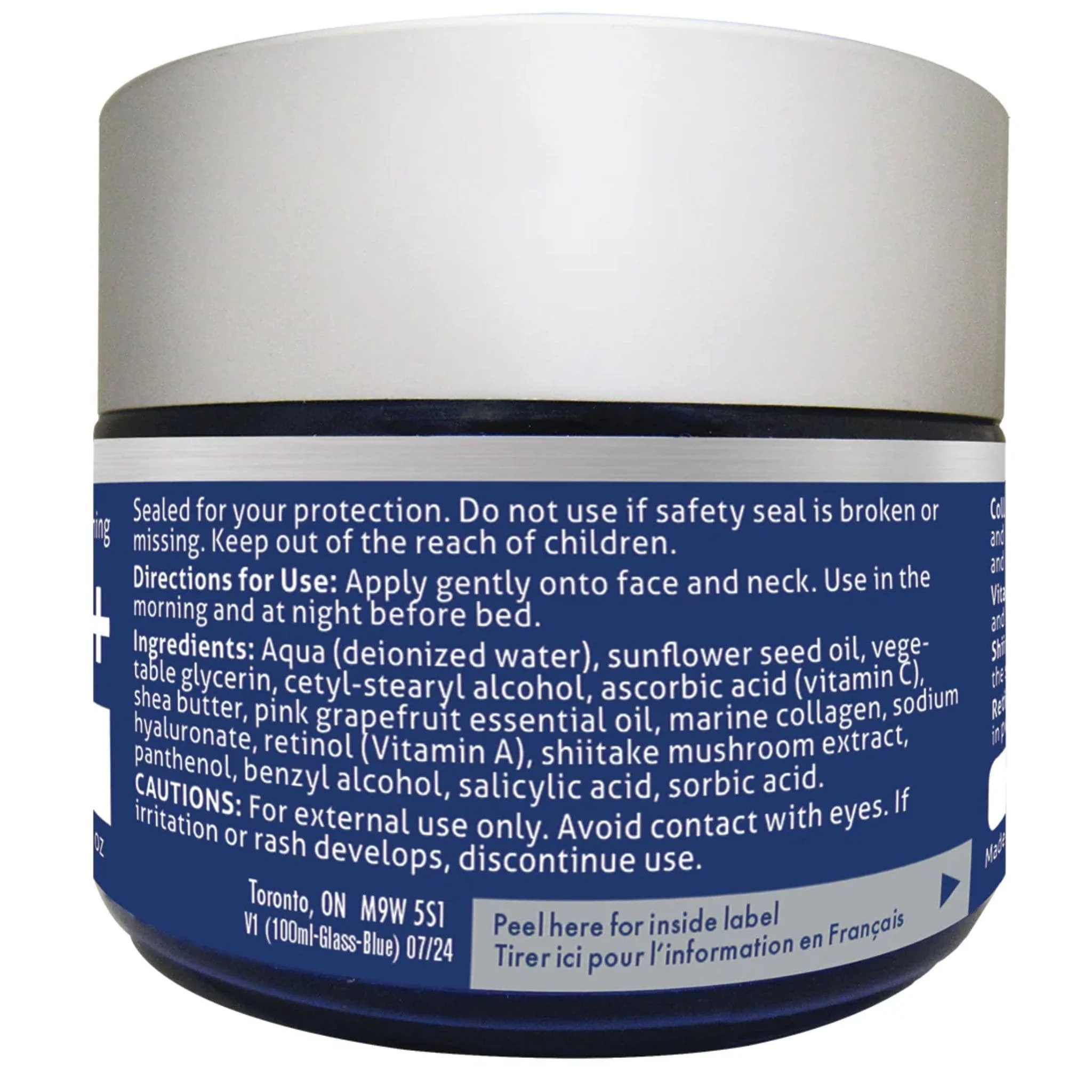 Naka Platinum Collagen+ with Vitamin C, Retinol, Hyaluronic Acid Face Cream, Day and Night, 100ml - Image 3